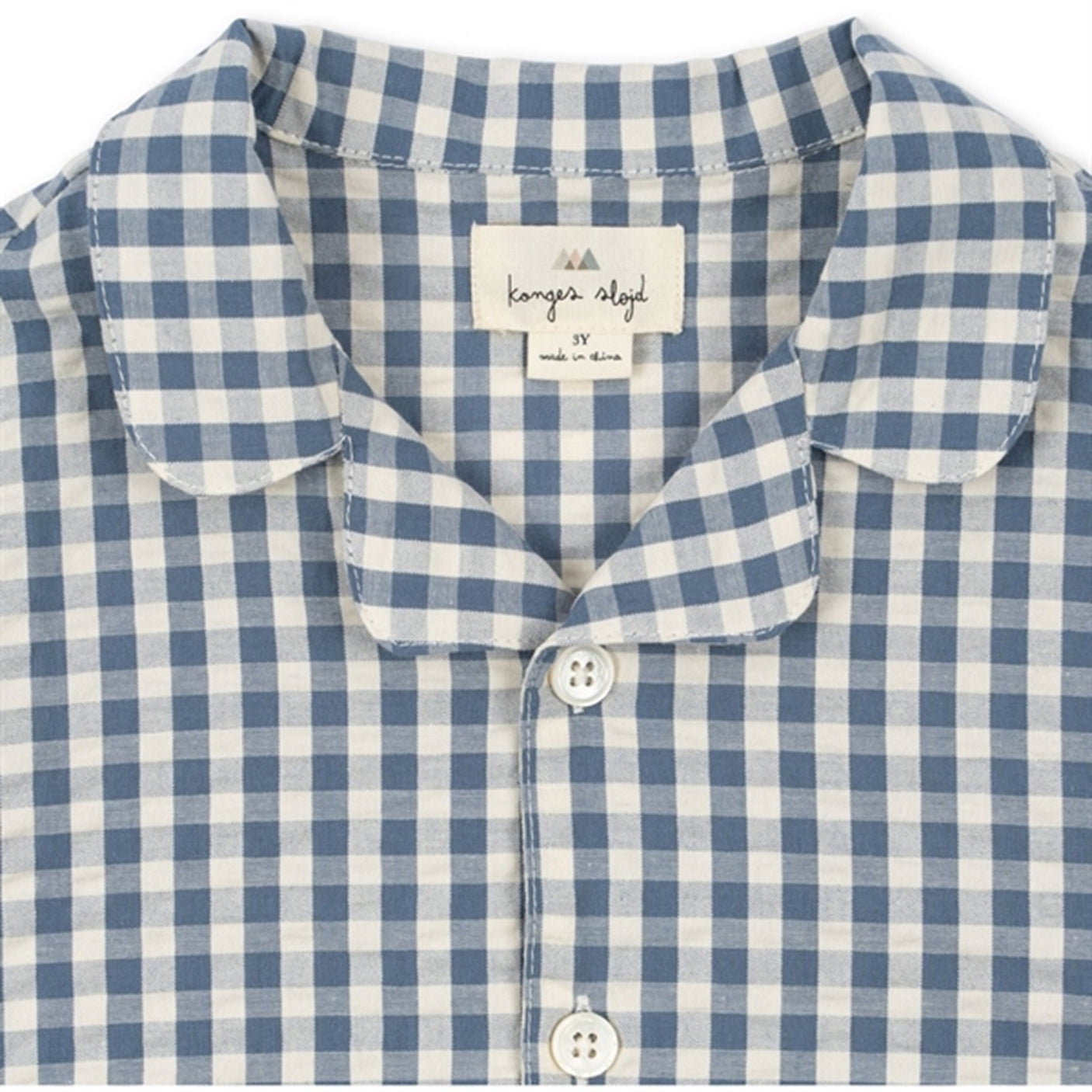 Konges Sløjd Captains Blue Check Kim Shirt