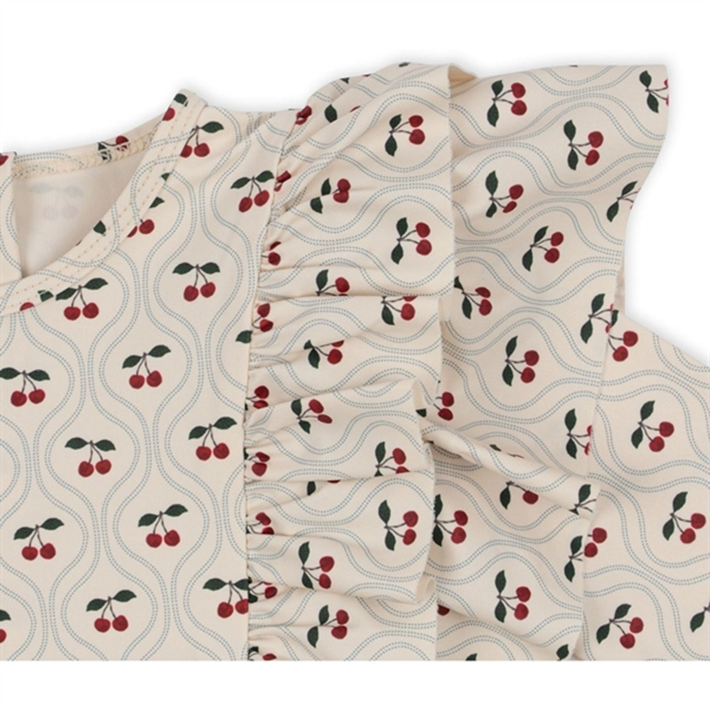 Konges Sløjd Manuca Frill UV Heldragt Cherry Motif