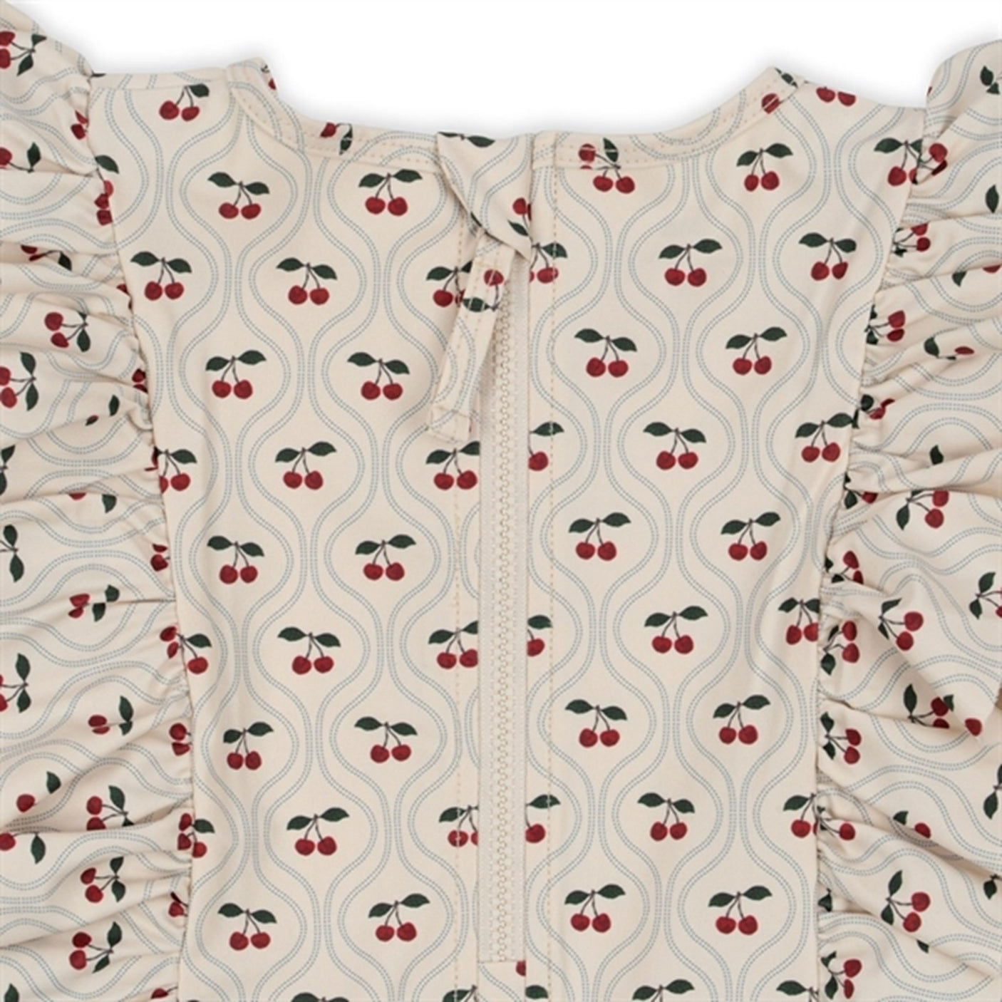 Konges Sløjd Manuca Frill UV Heldragt Cherry Motif