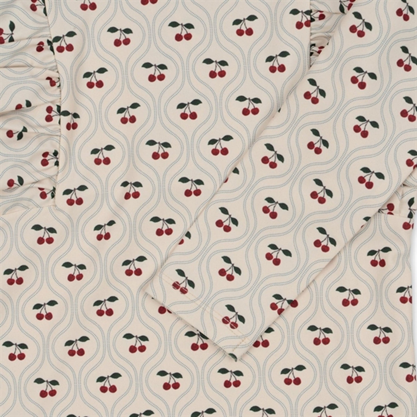 Konges Sløjd Manuca Frill UV Heldragt Cherry Motif