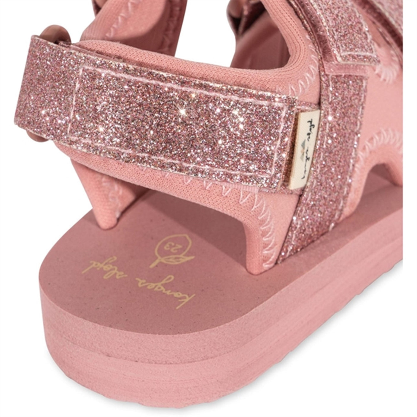 Konges Sløjd Sun Sandal Glitter Mellow Rose