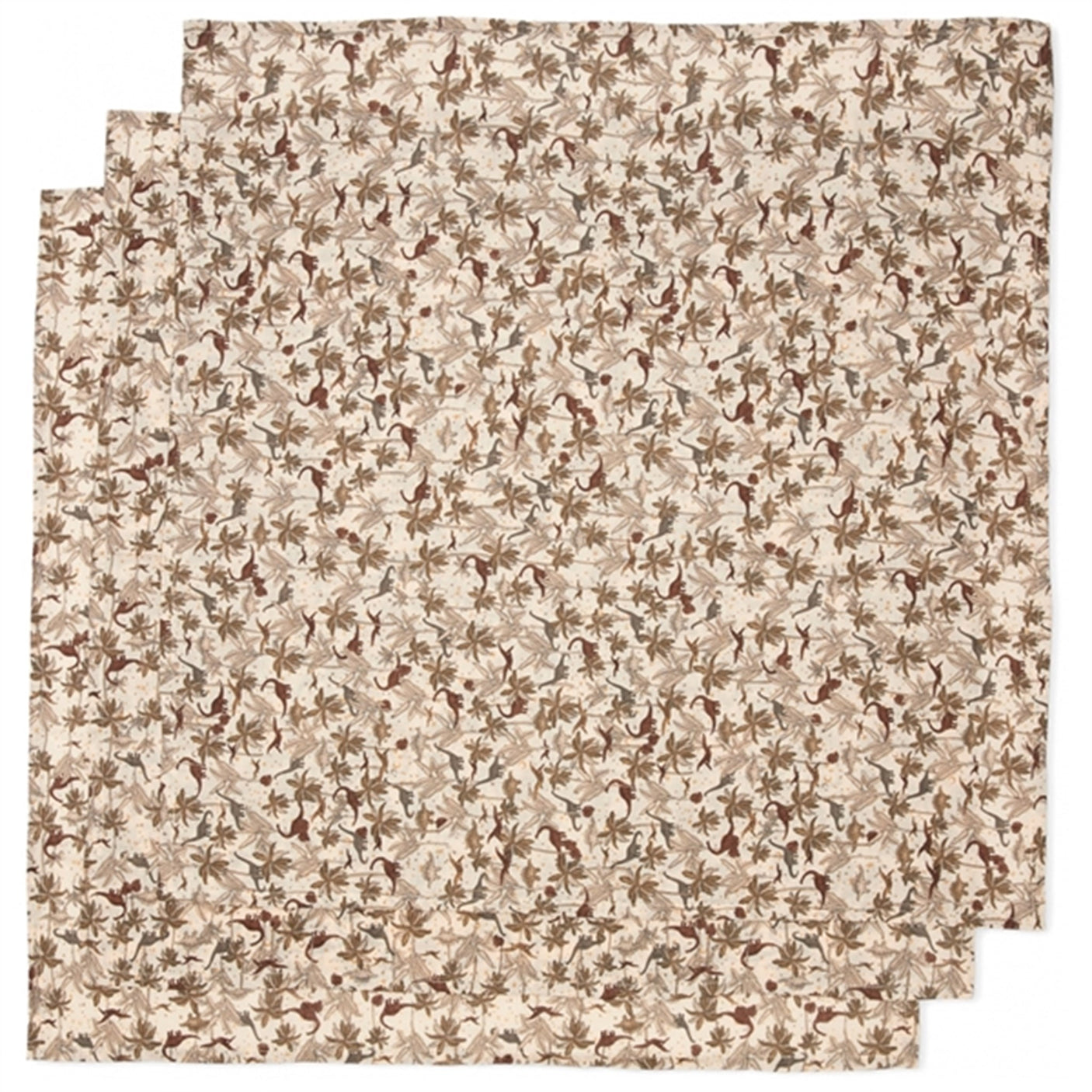 Konges Sløjd Dino Muslin Cloths 3 pk.