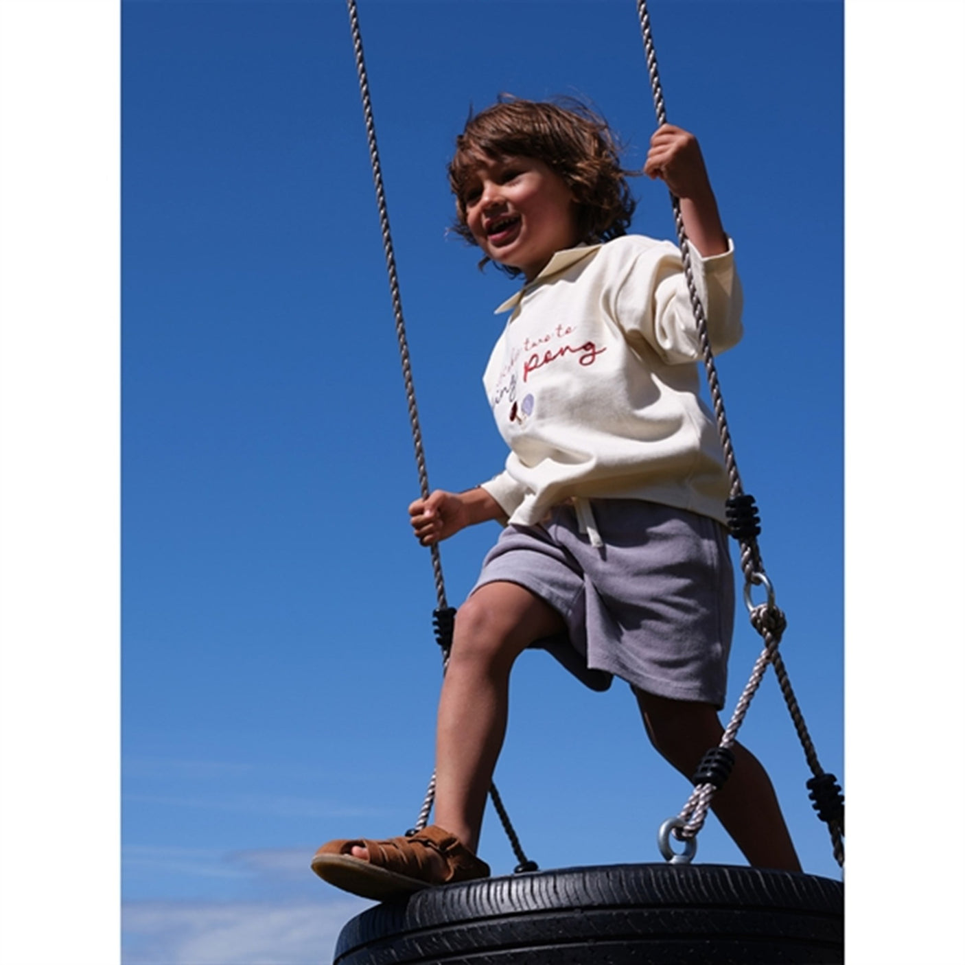 Konges Sløjd Flint Stone Lou Long Sweat Shorts