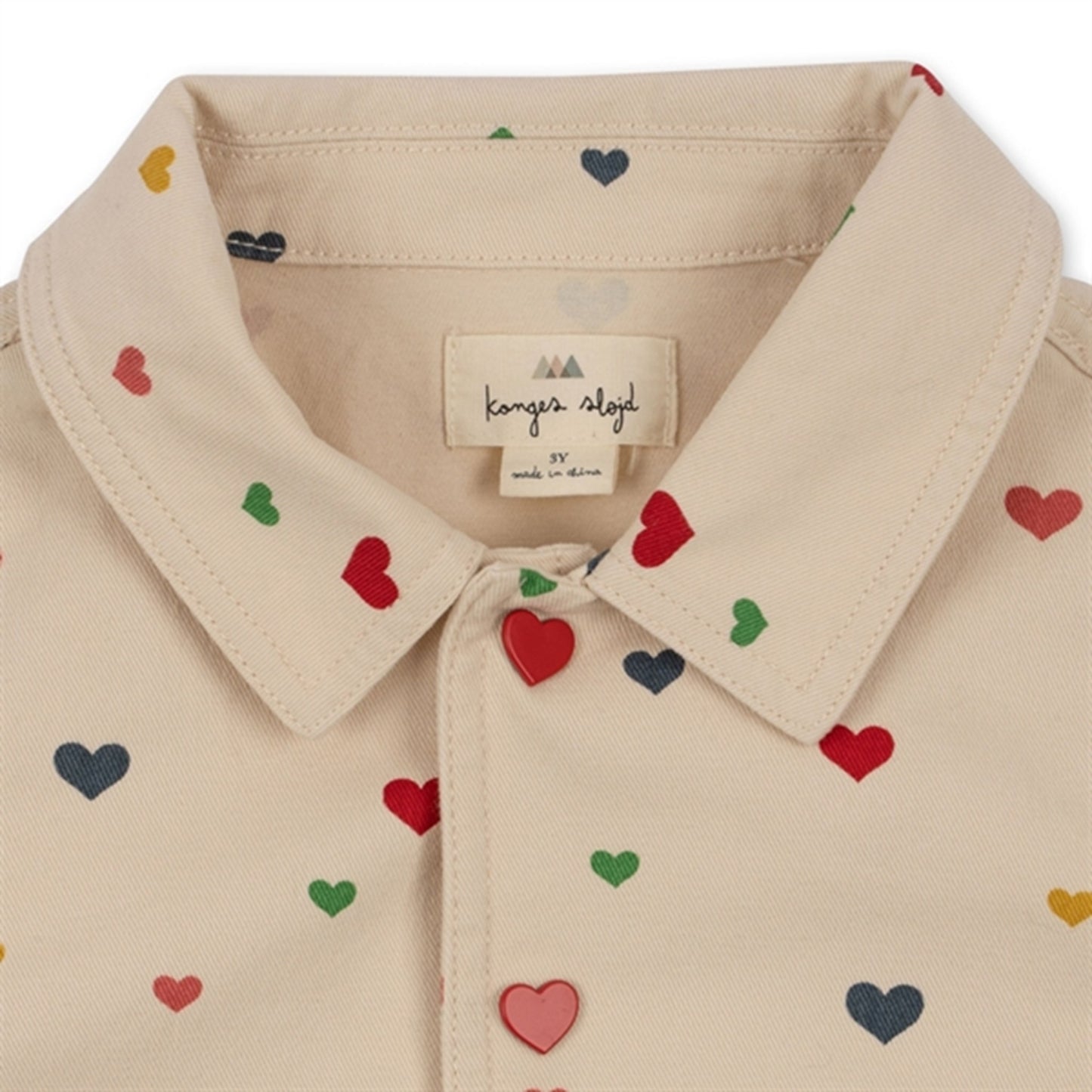Konges Sløjd Multi Heart Blush Fen Shirt Jacket
