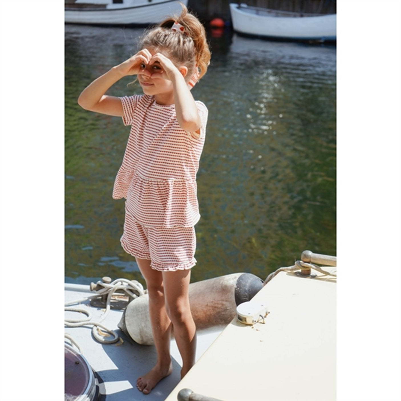 Konges Sløjd Heart On A String Basic Frill Set