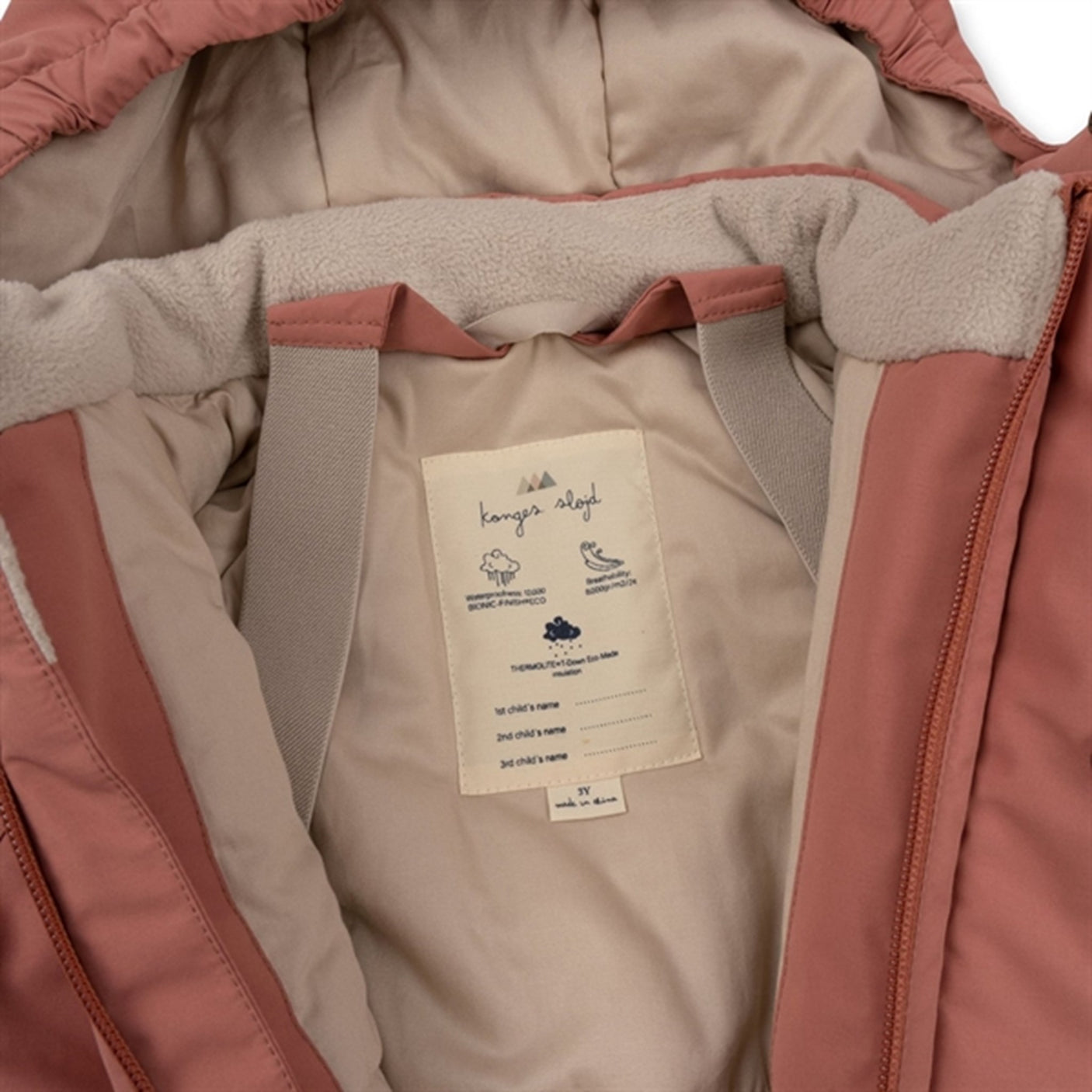 Konges Sløjd Canyon Rose Nohr Solid Snow Suit