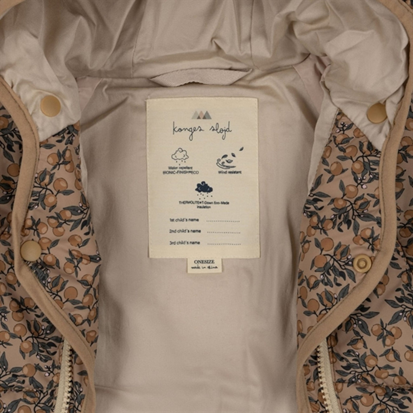 Konges Sløjd Orangerie Beige Nuka Driving Suit