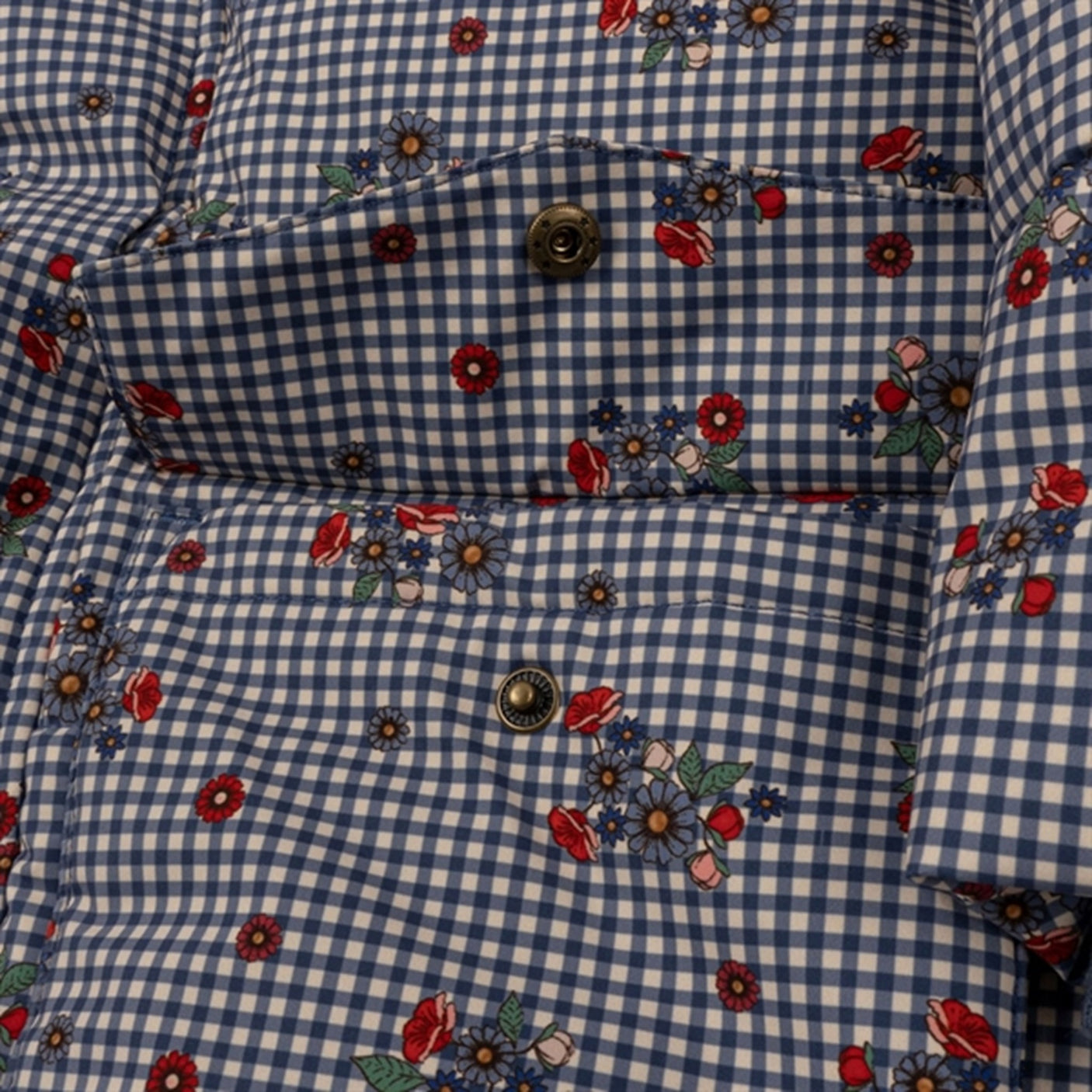 Konges Sløjd Blossom Check Nutti Down Jacket