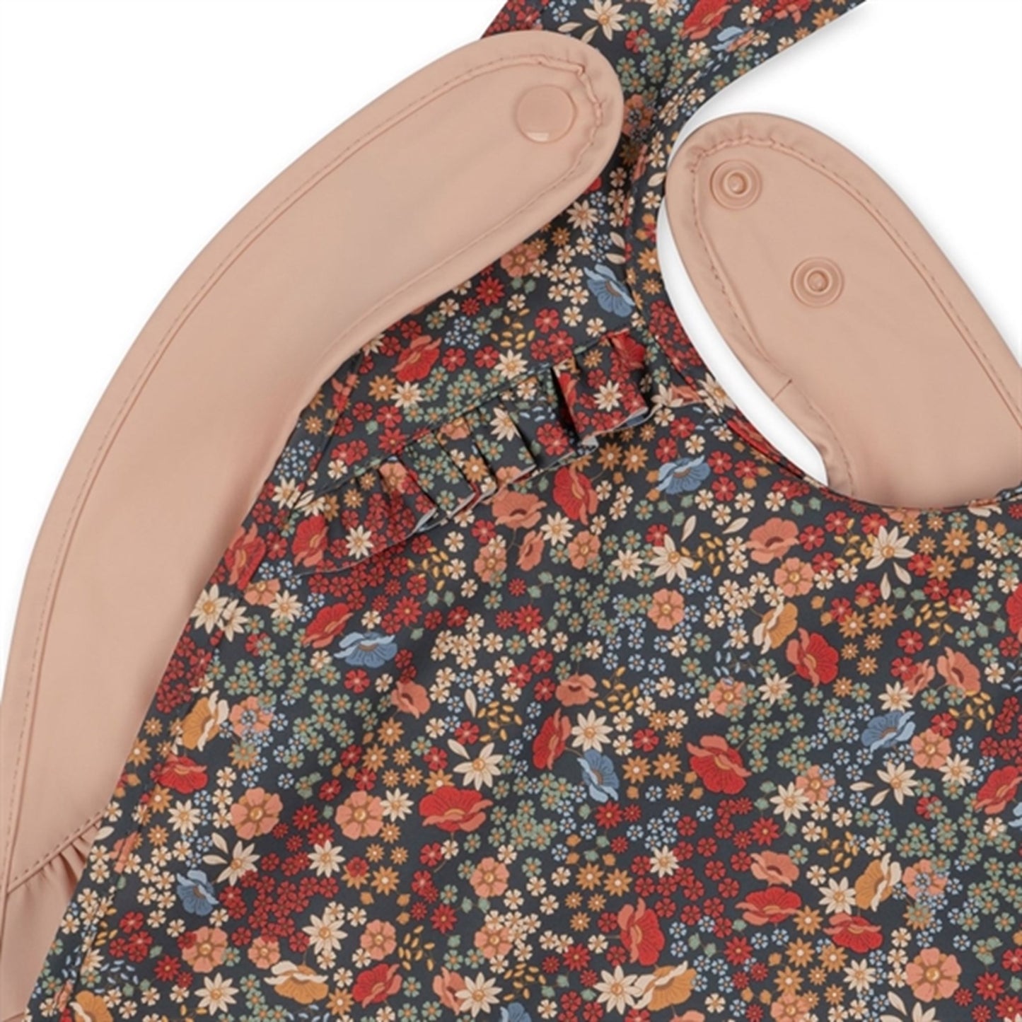 Konges Sløjd Bib With Frill Villetta Blue 2-Pack