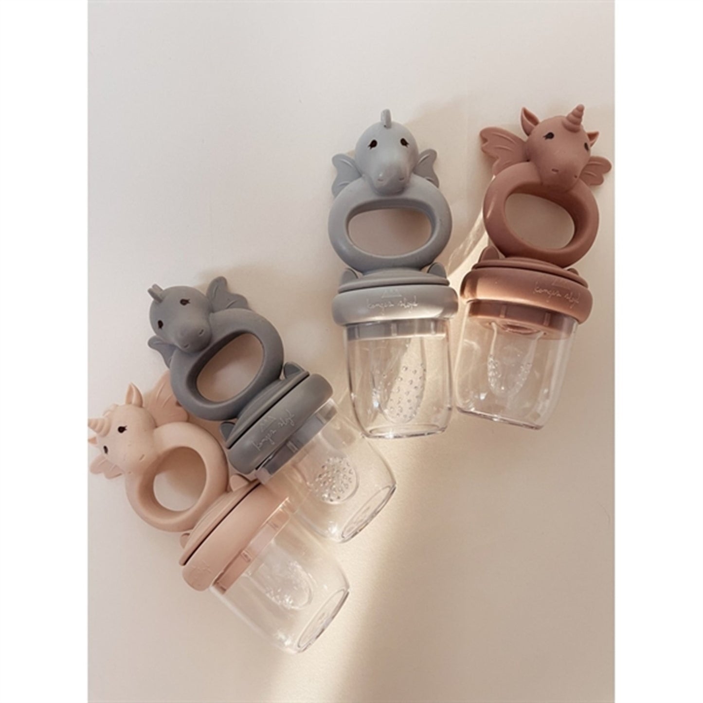 Konges Sløjd Shell/Blush Fruit Feeding Pacifier Unicorn