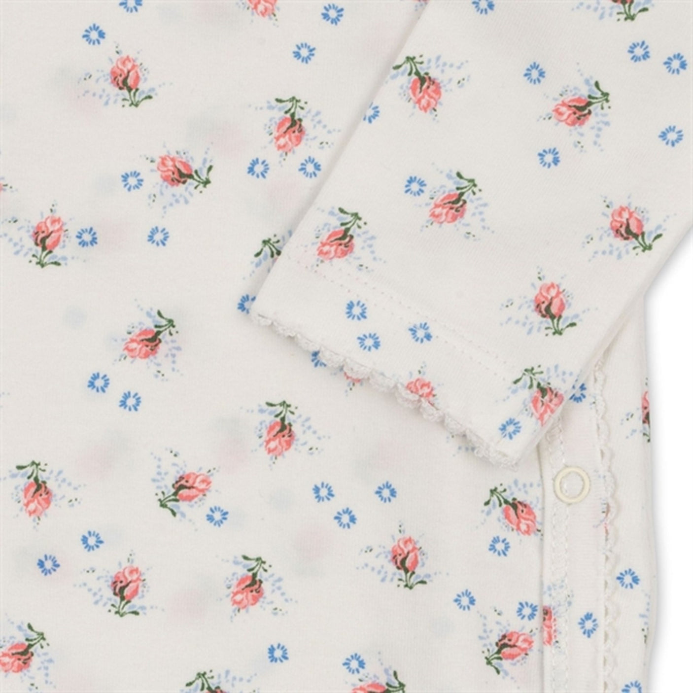 Konges Sløjd Brise Dé Été White Basic Newborn Onesie