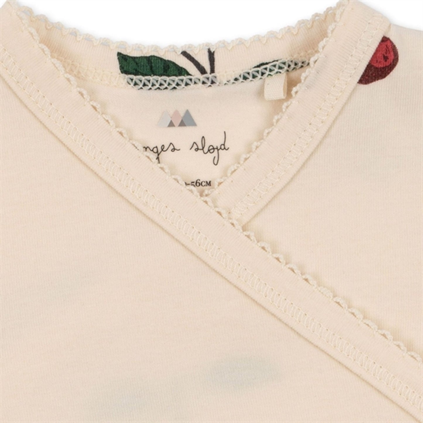 Konges Sløjd Ma Grande Cerise Basic Newborn Onesie