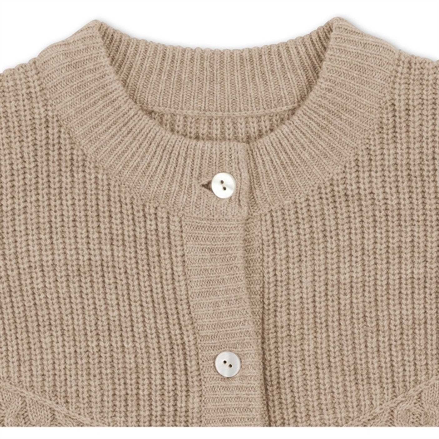 Konges Sløjd Creme Harri Knit Wool Cardigan