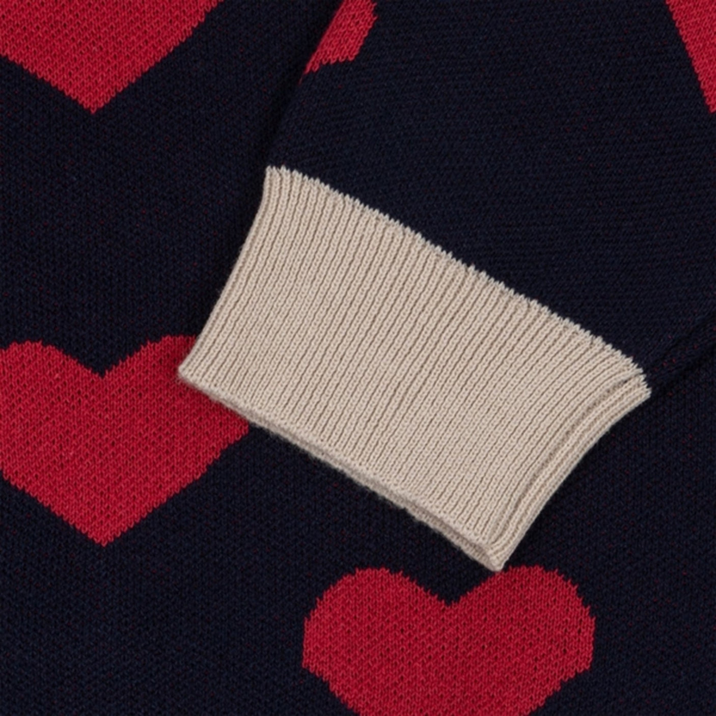 Konges Sløjd Navy Heart Lapis Knit Blouse