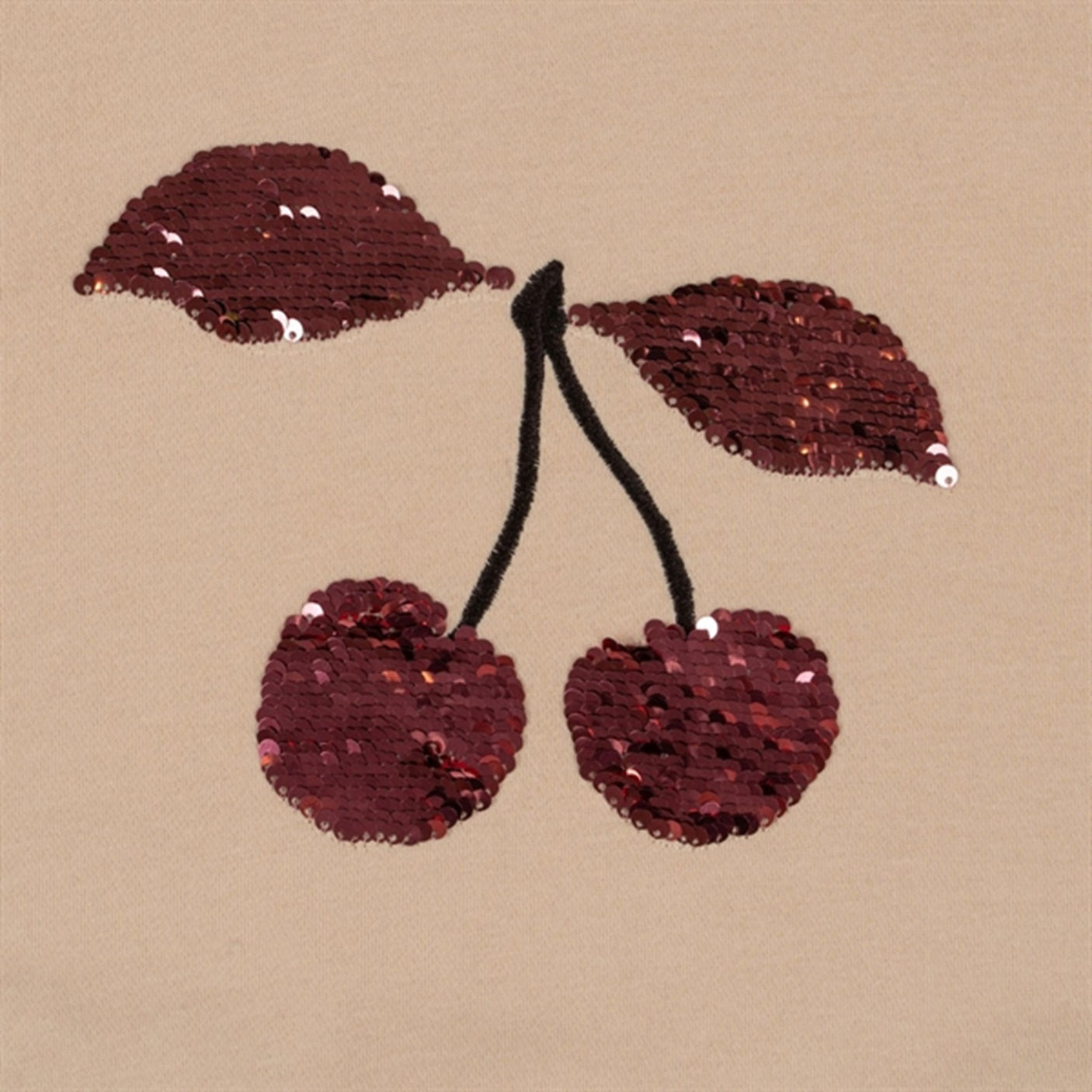 Konges Sløjd Smoke Gray Lou Sequin Frill Sweatshirt