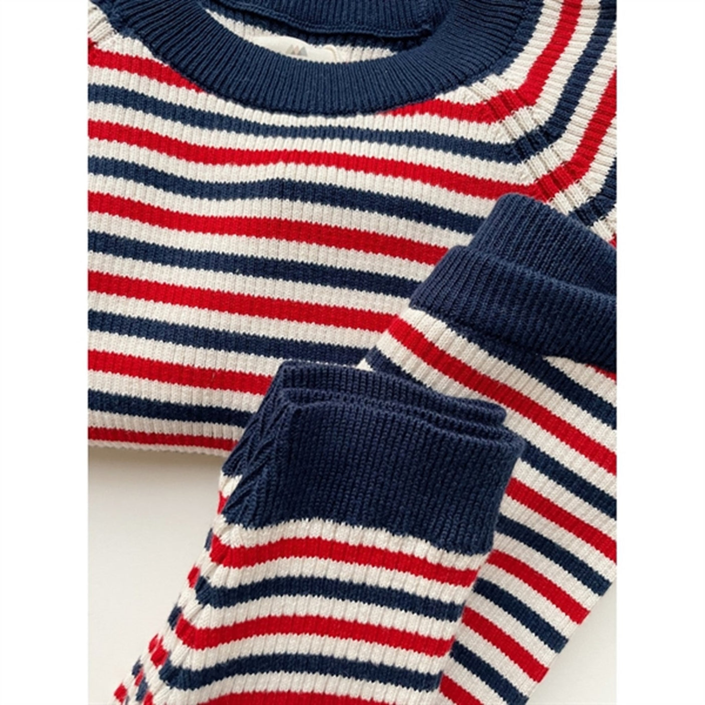 Konges Sløjd Navy Stripe Meo Knitted Blouse