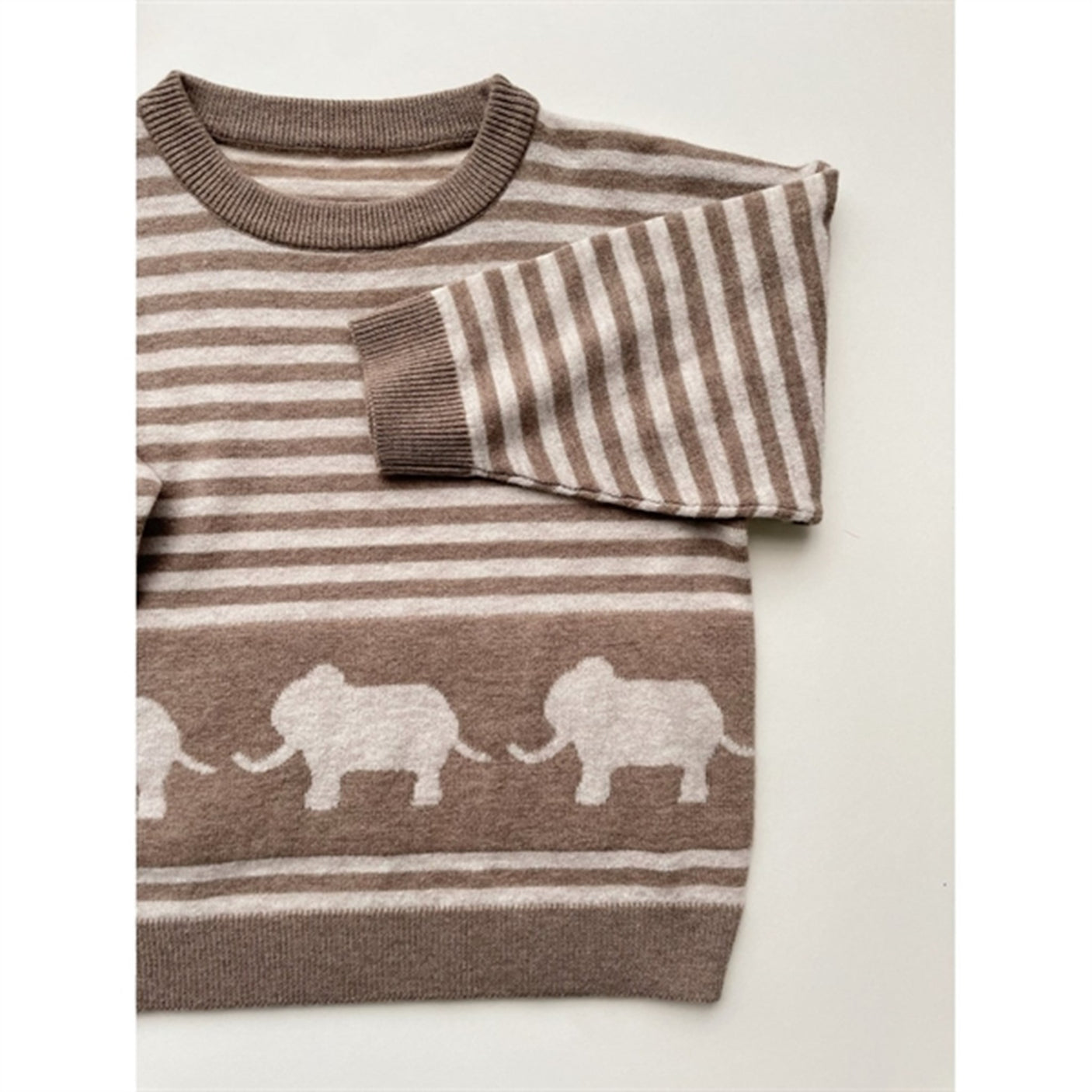 Konges Sløjd Brown Melange Loui Knit Blouse