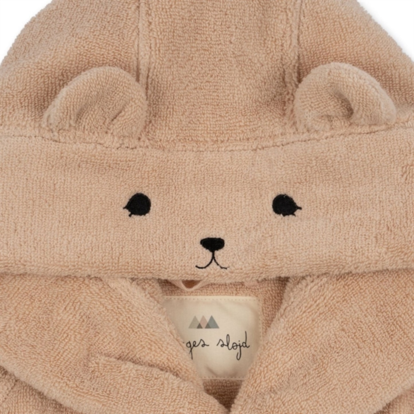 Konges Sløjd Smoke Gray Terry Bathrobe Animal