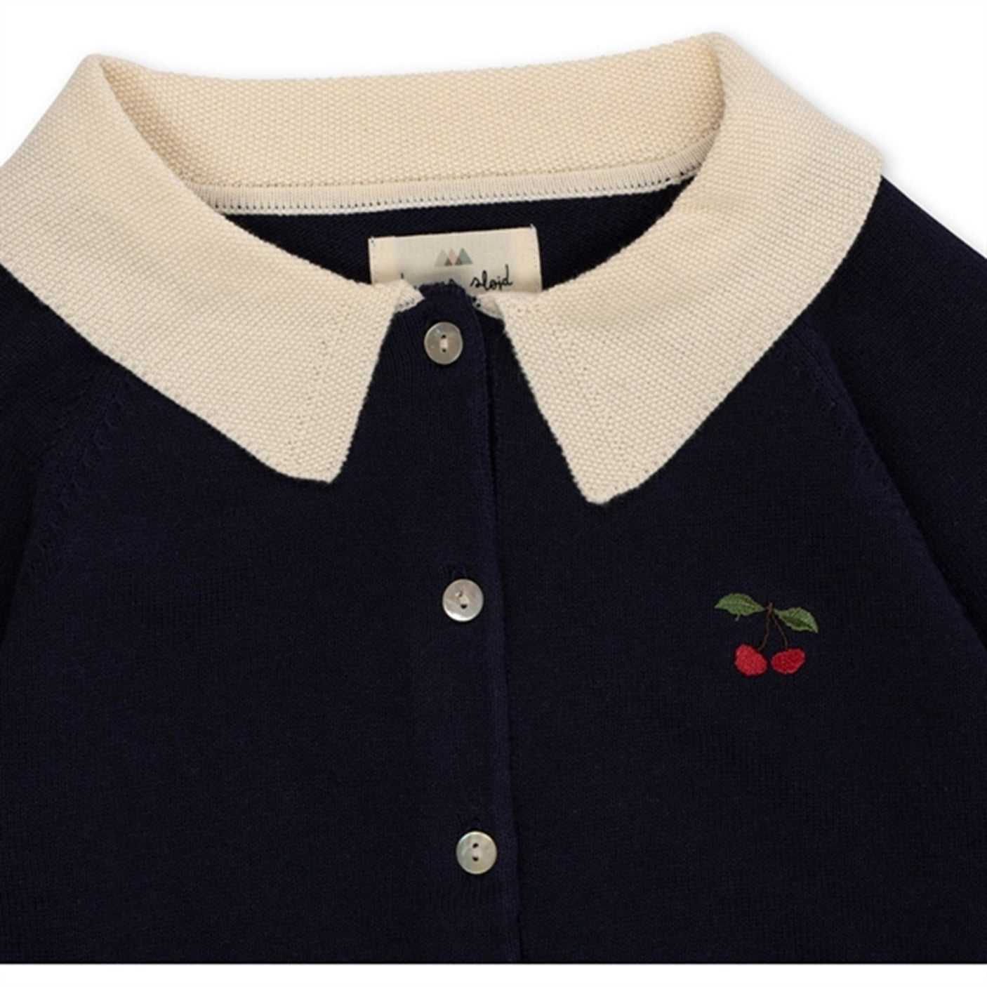 Konges Sløjd Navy Venton Knit Cardigan