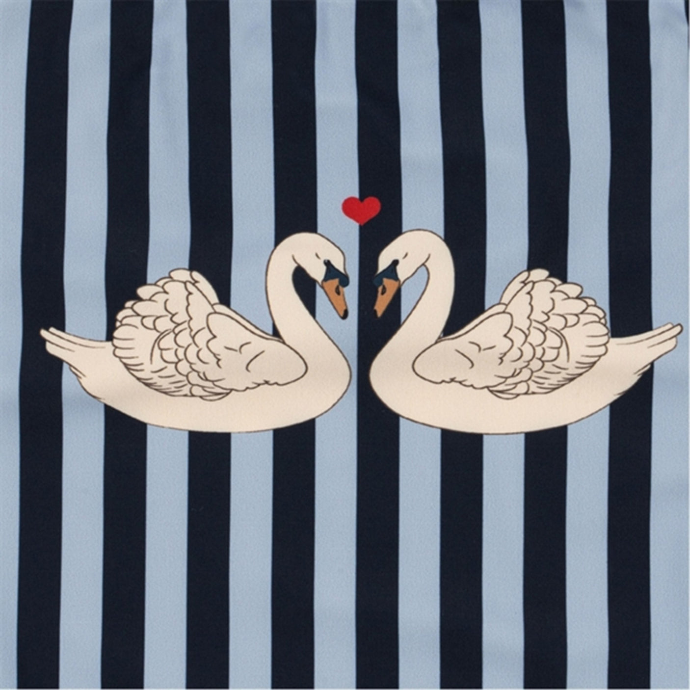 Konges Sløjd Navy Stripe Dea Frill Swimsuit