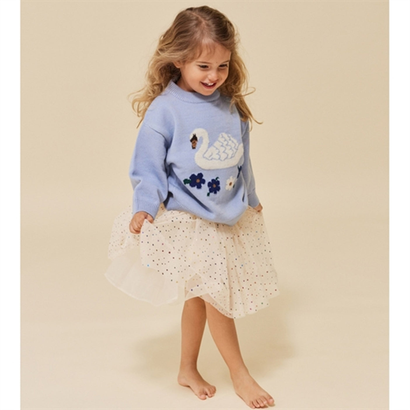 Konges Sløjd Rain Washed Frey Knit Sweater