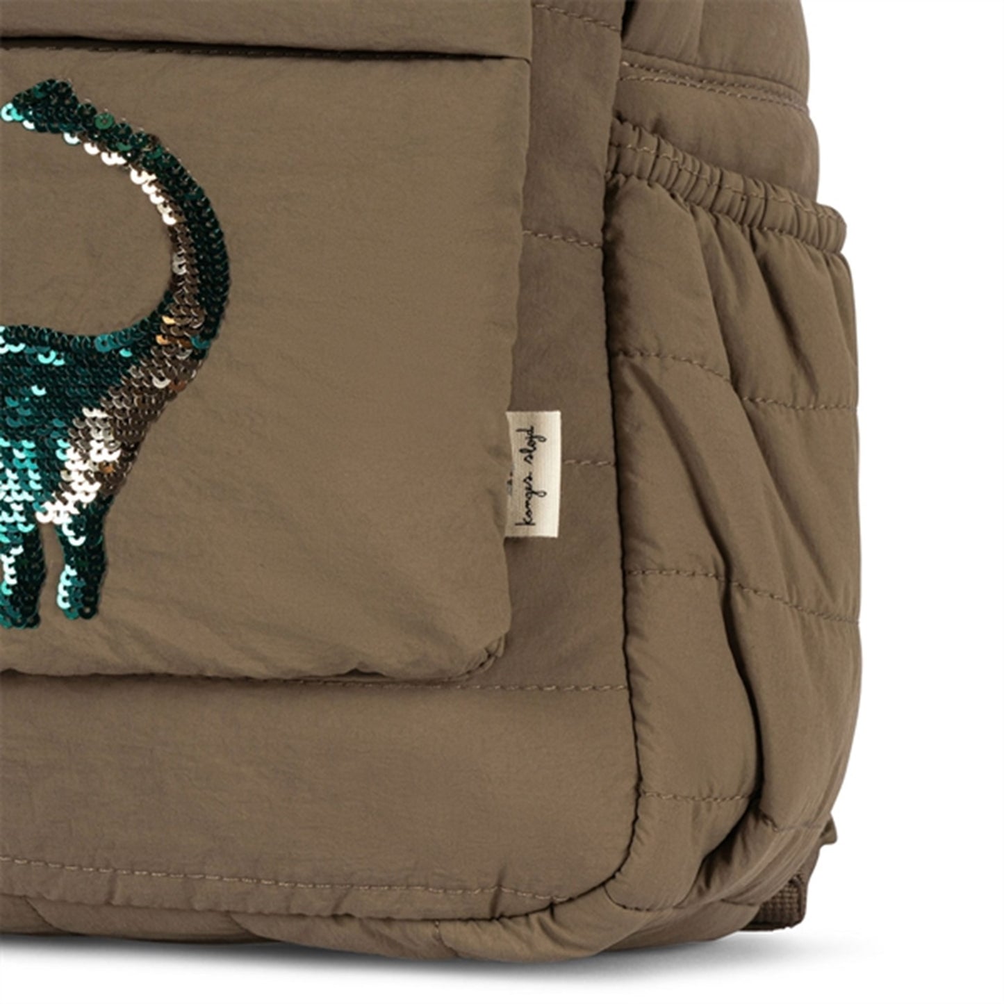 Konges Sløjd Juno Quilted Sequin Bacpack Midi Dino