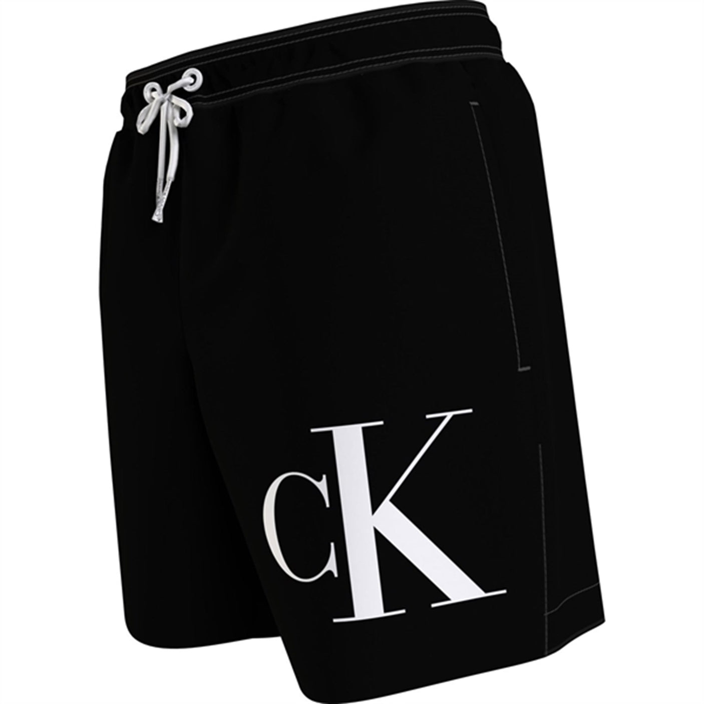 Calvin Klein Medium Drawstring Swim Trunks Pvh Black