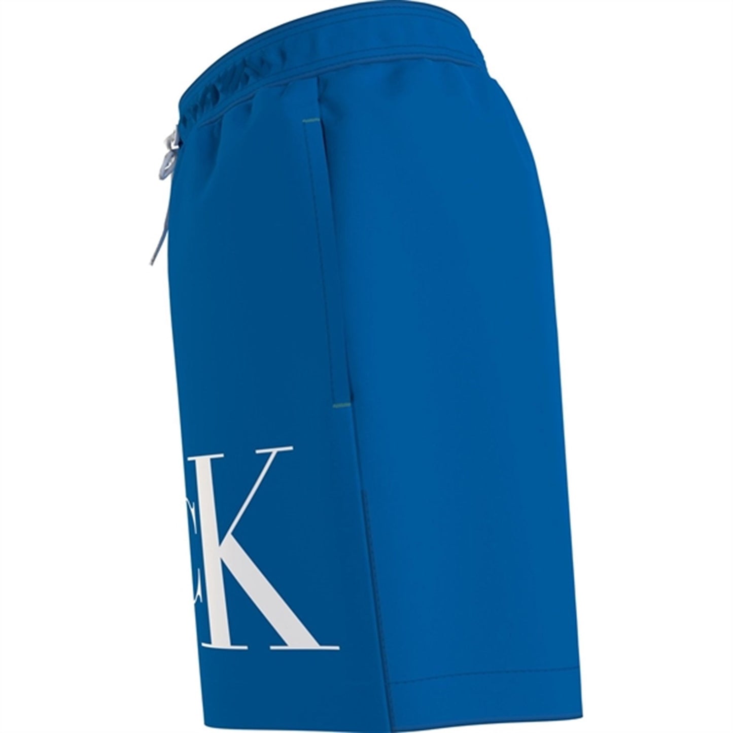 Calvin Klein Medium Drawstring Swim Trunks Blue Crush