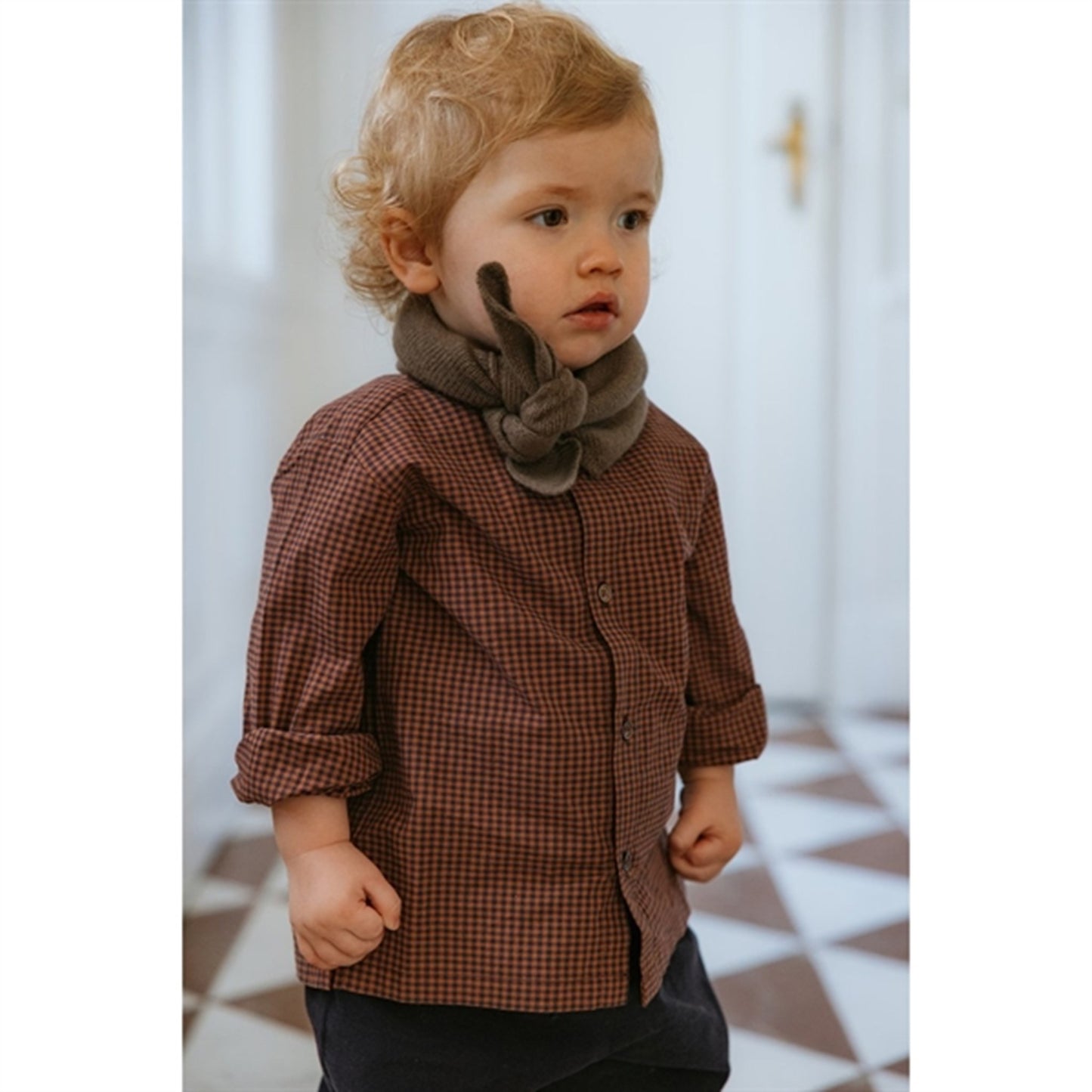 lalaby Indigo Check Willy Shirt