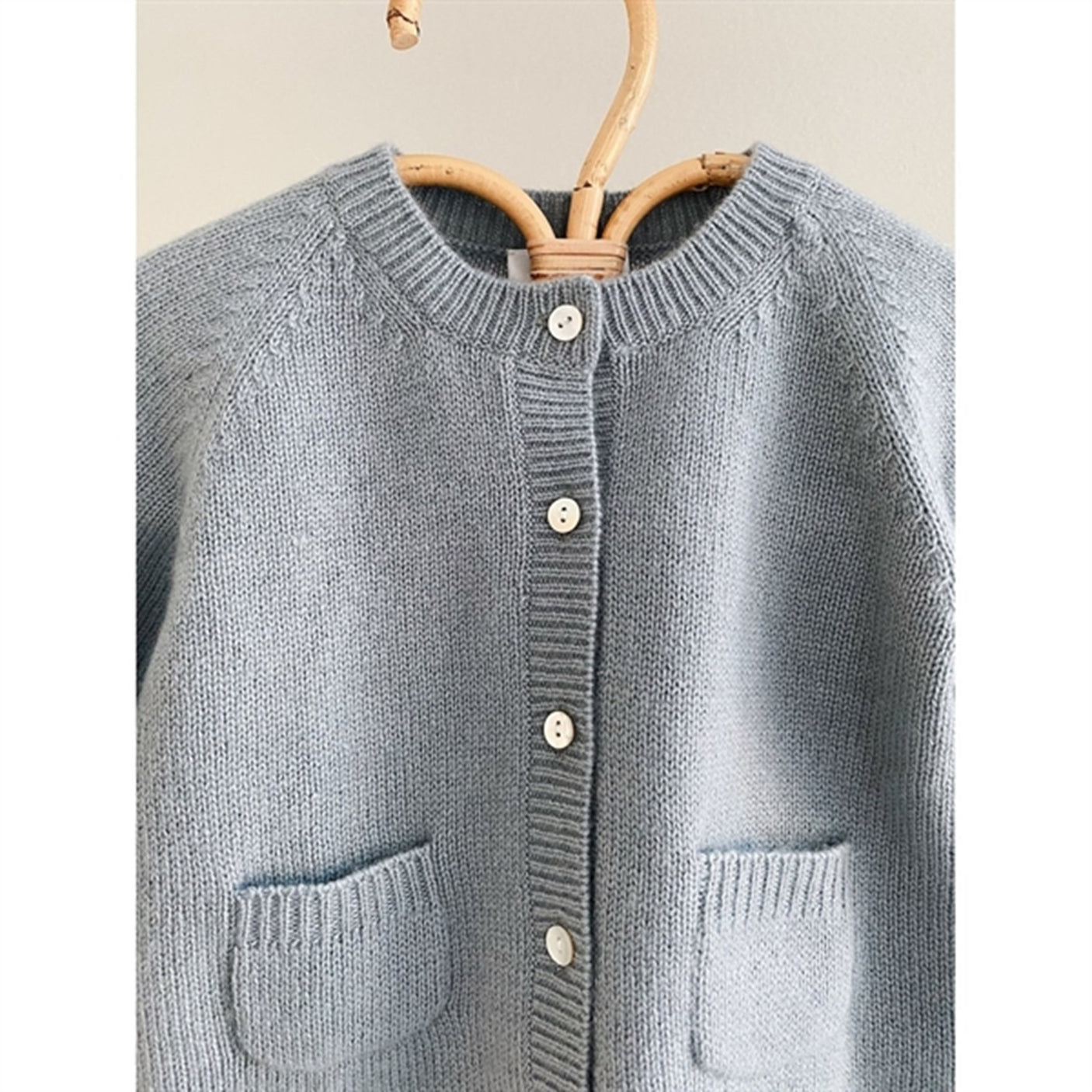 lalaby Dove Cashmere Bobbie Cardigan