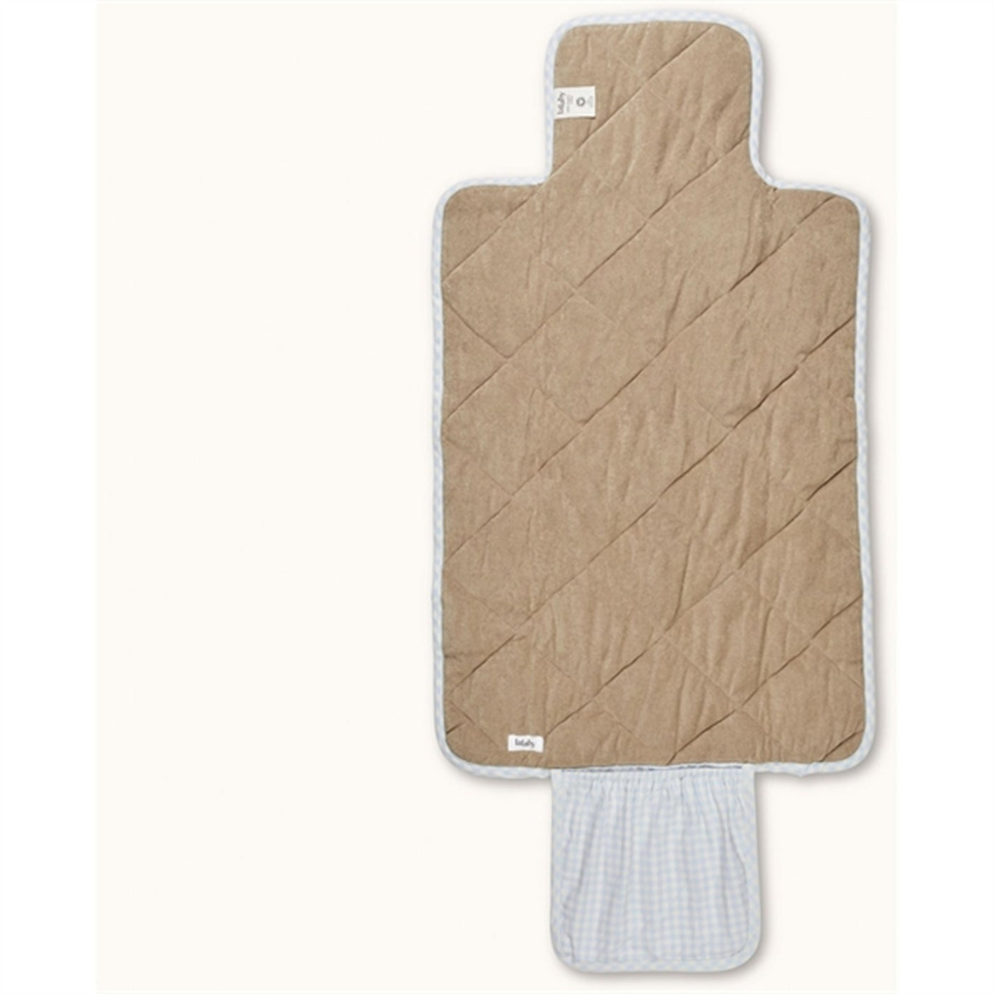 Lalaby Changing Mat Blue Gingham