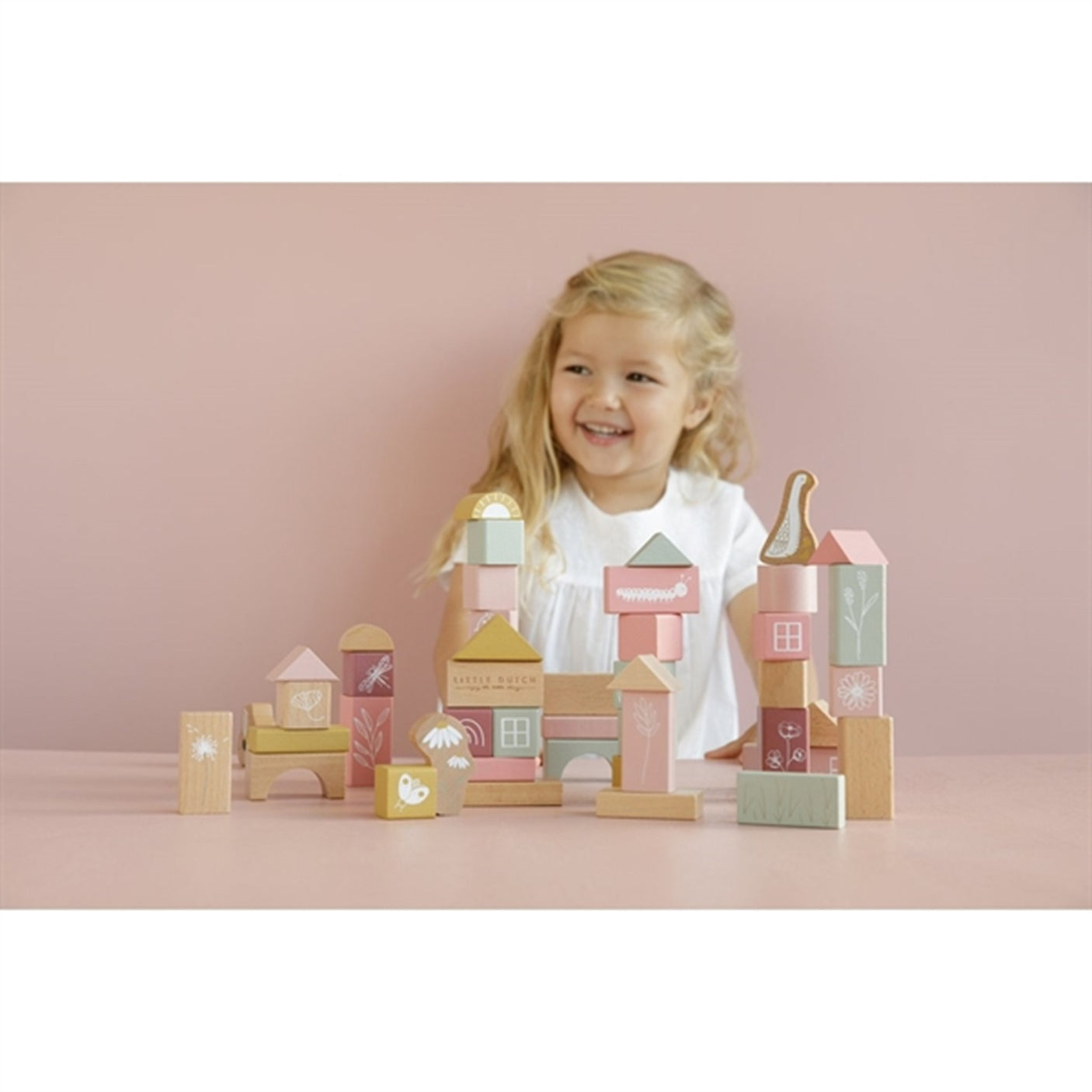 Little Dutch Byggeklodser Pink