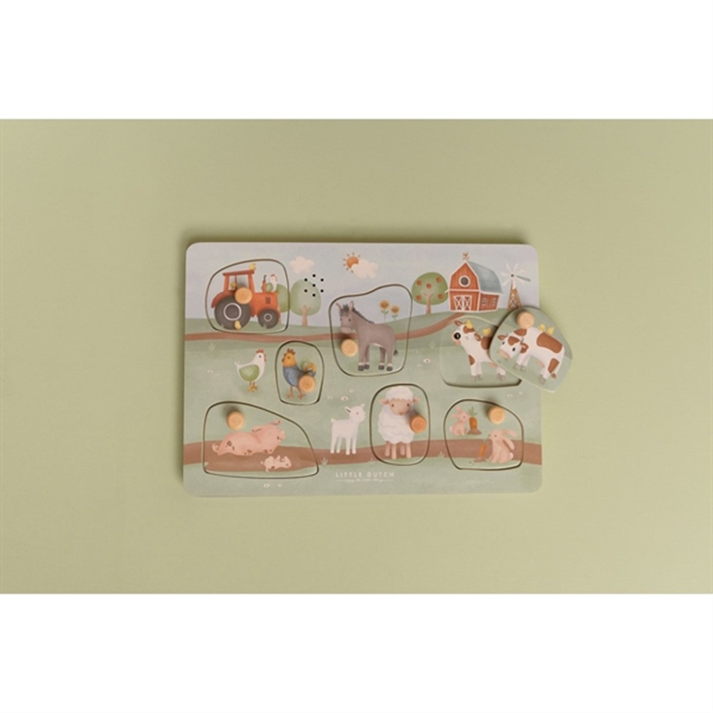 Little Dutch Little Farm Puslespil m. lyd FSC