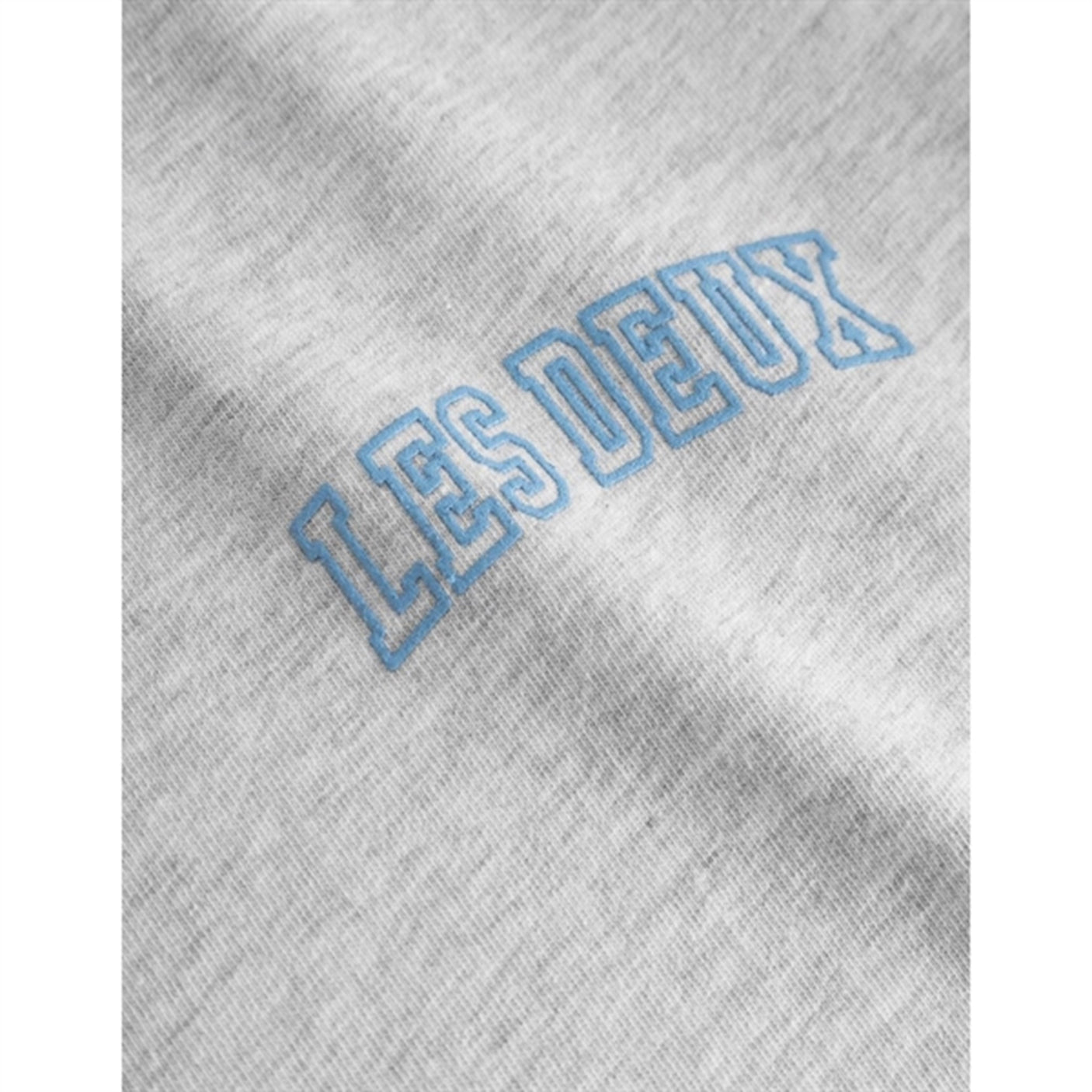 Les Deux Kids Snow Melange/Washed Denim Blue Blake T-Shirt