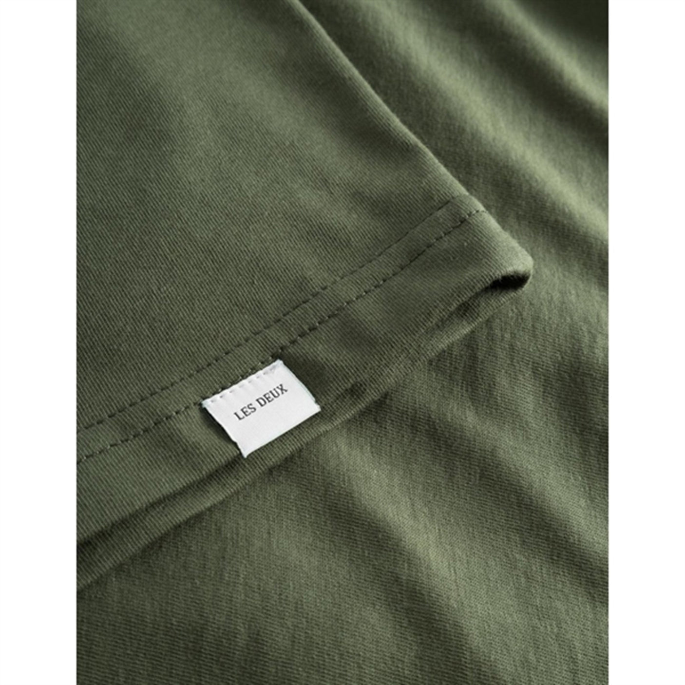 Les Deux Kids Olive Night/Light Orchid Encore Bouclé T-Shirt