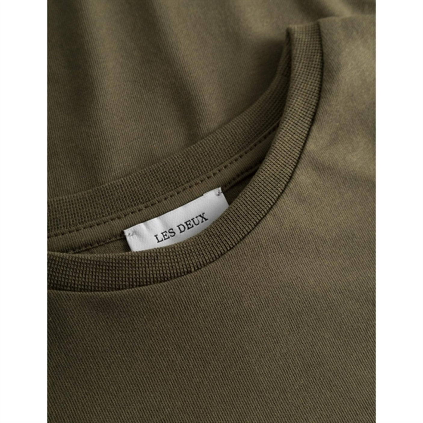 Les Deux Kids Olive Night/Ivory Globe T-Shirt