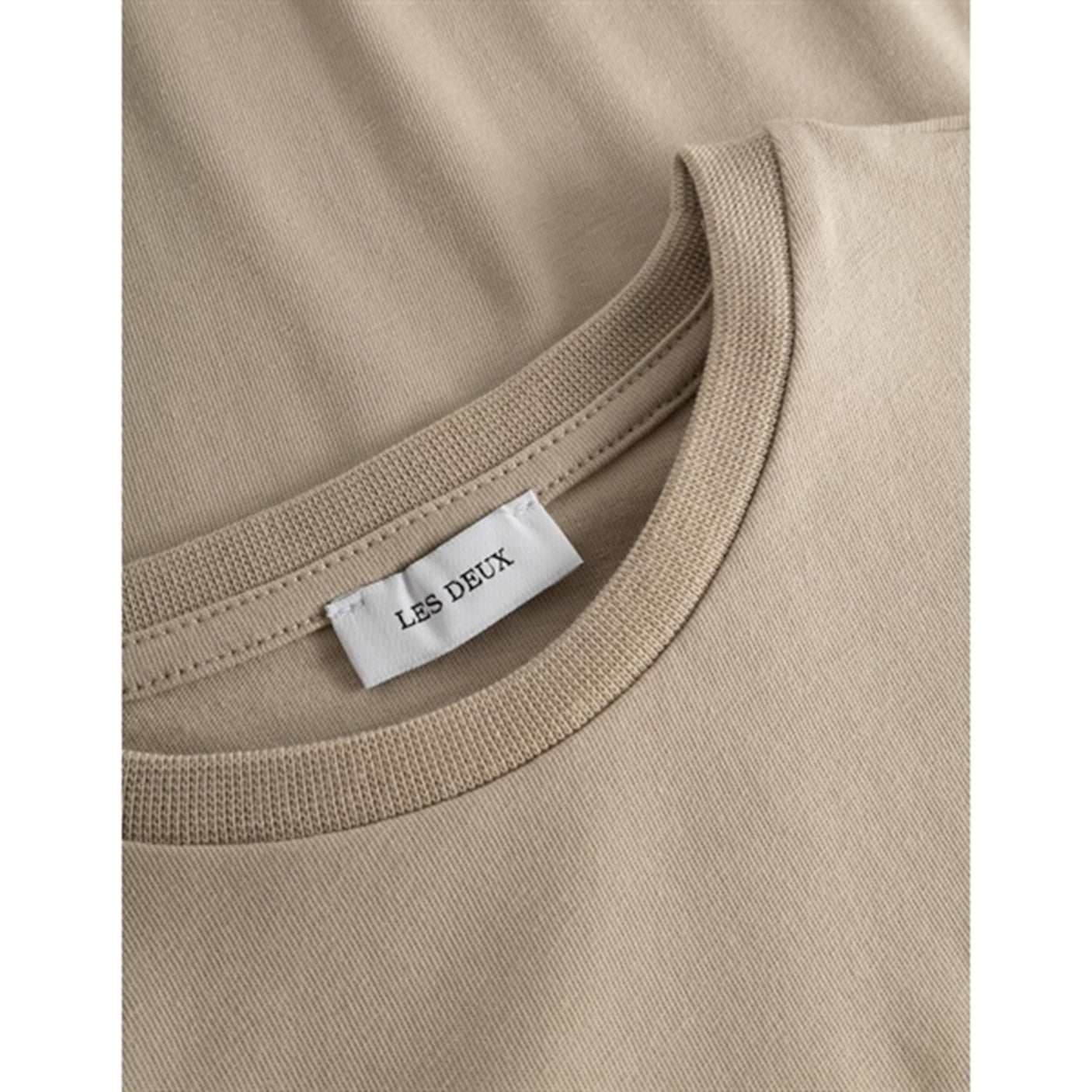 Les Deux Kids Light Desert Sand/Washed Denim Blue Globe T-Shirt