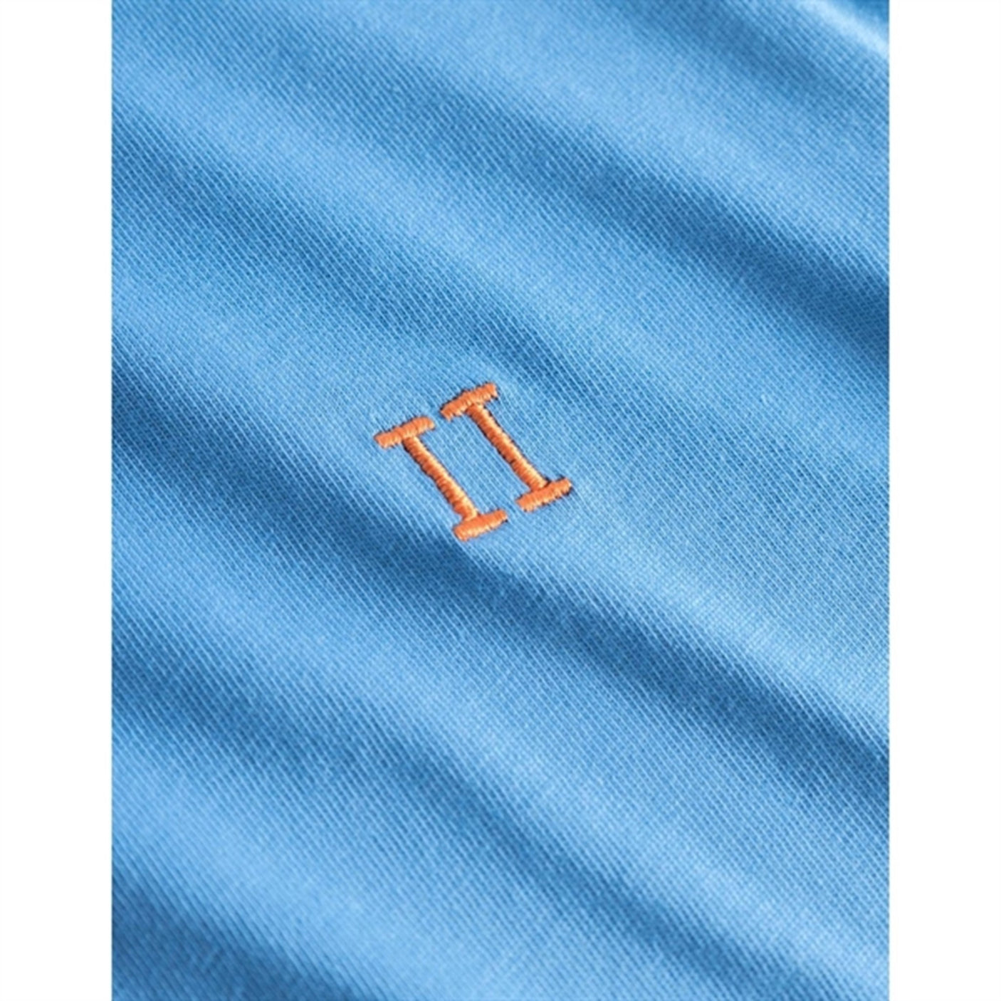 Les Deux Kids Washed Denim Blue/Orange Nørregaard Blouse