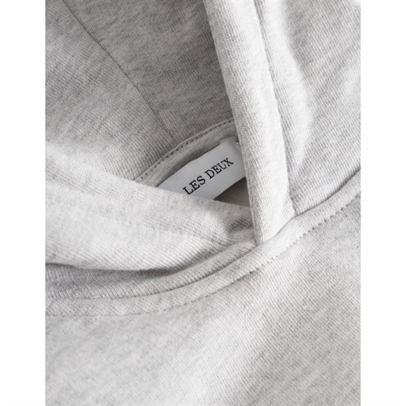 Les Deux Kids Snow Melange/Washed Denim Blue Blake Hoodie 2.0