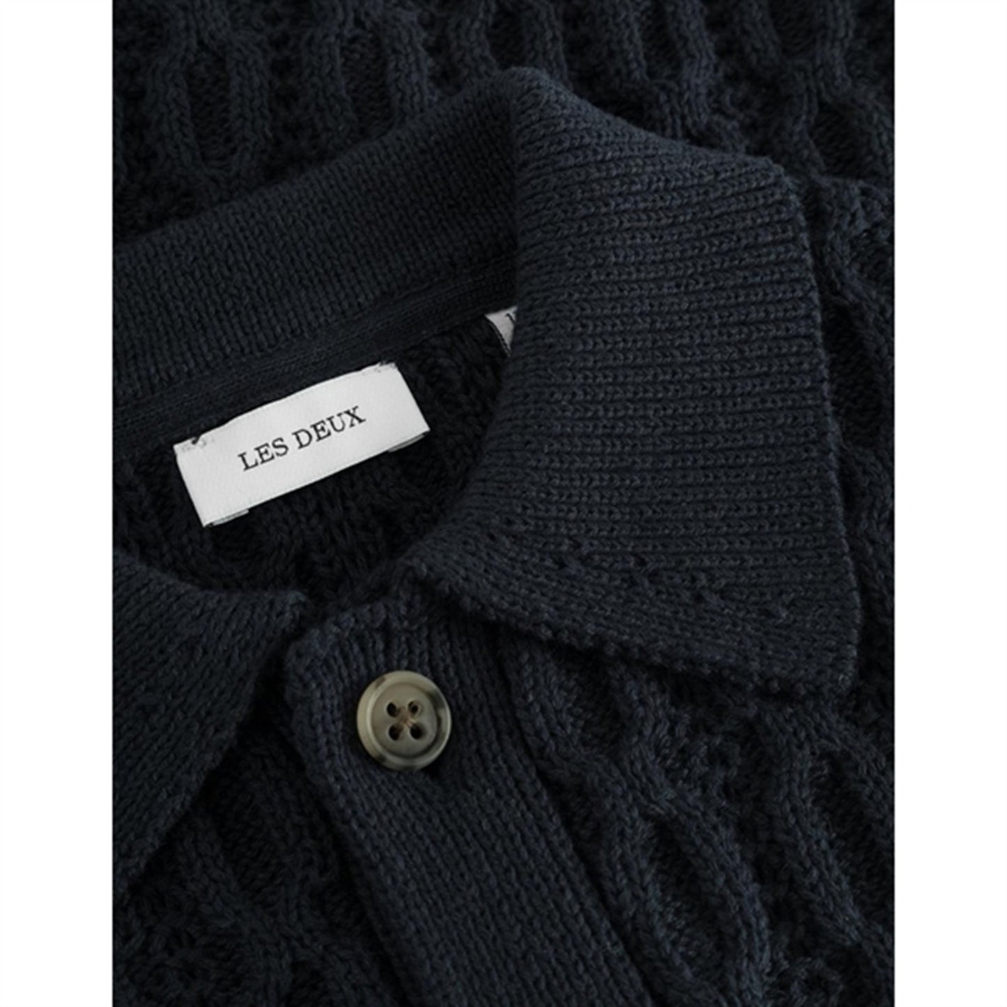 Les Deux Kids Dark Navy Garret Knit Blouse