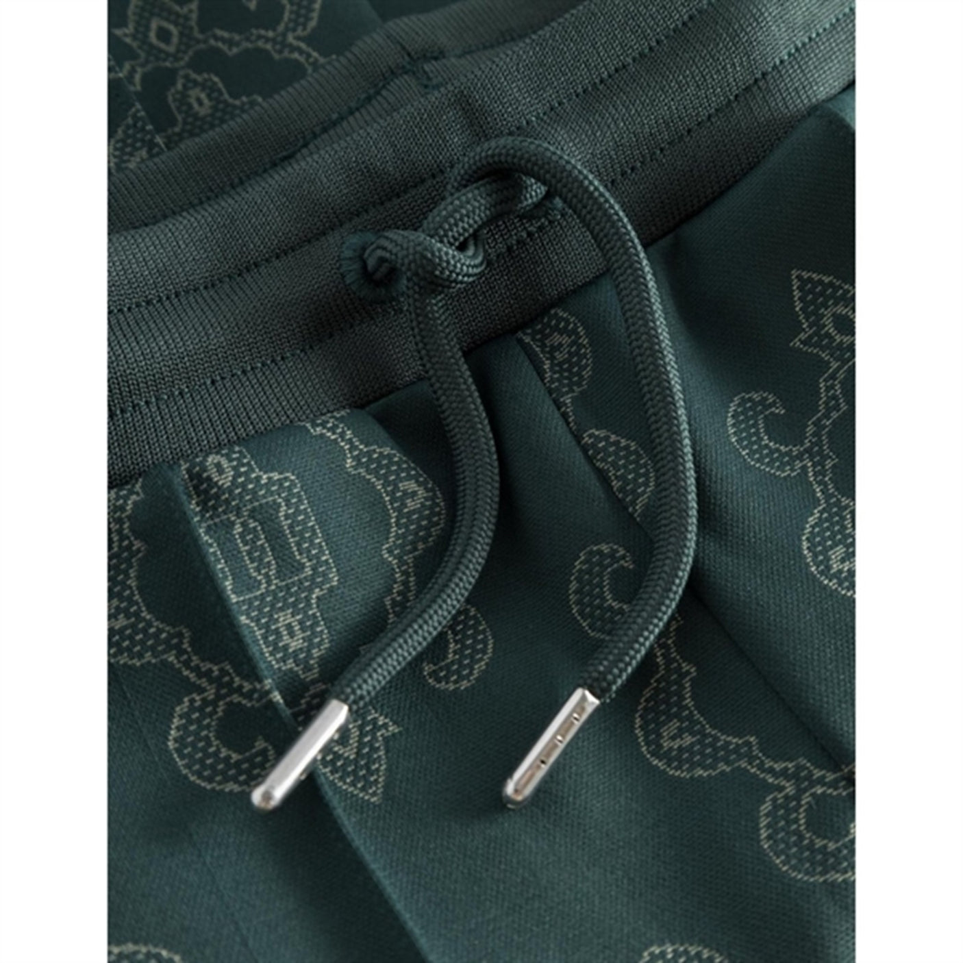 Les Deux Kids Pine Green/Ivory Ballier Jacquard Track Pants