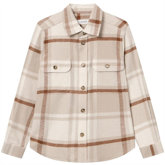 Les Deux Kids Light Desert Sand/Light Ivory Joseph Check Overshirt