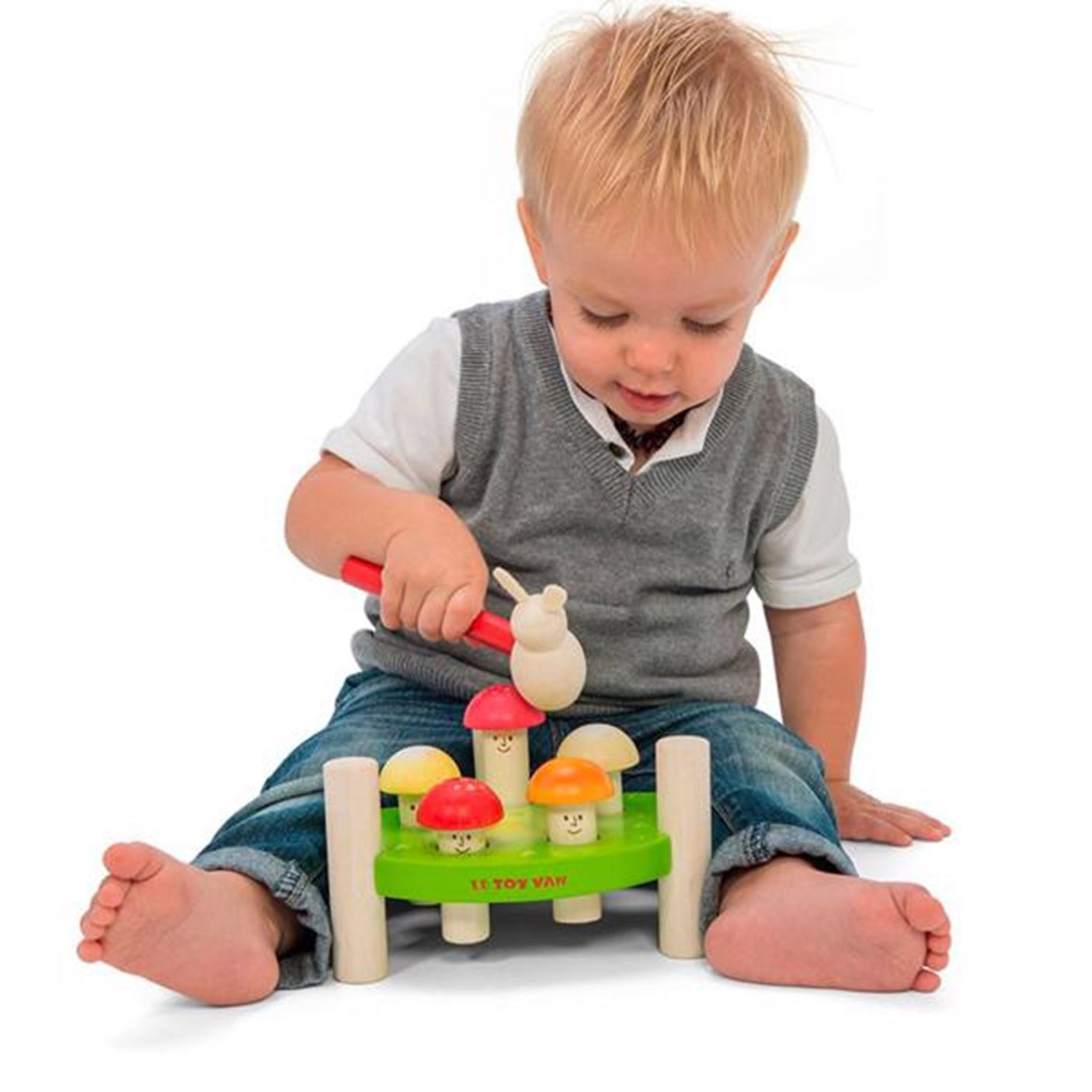 Le Toy Van Petilou Hammer Game Mr. Mushrooms 4