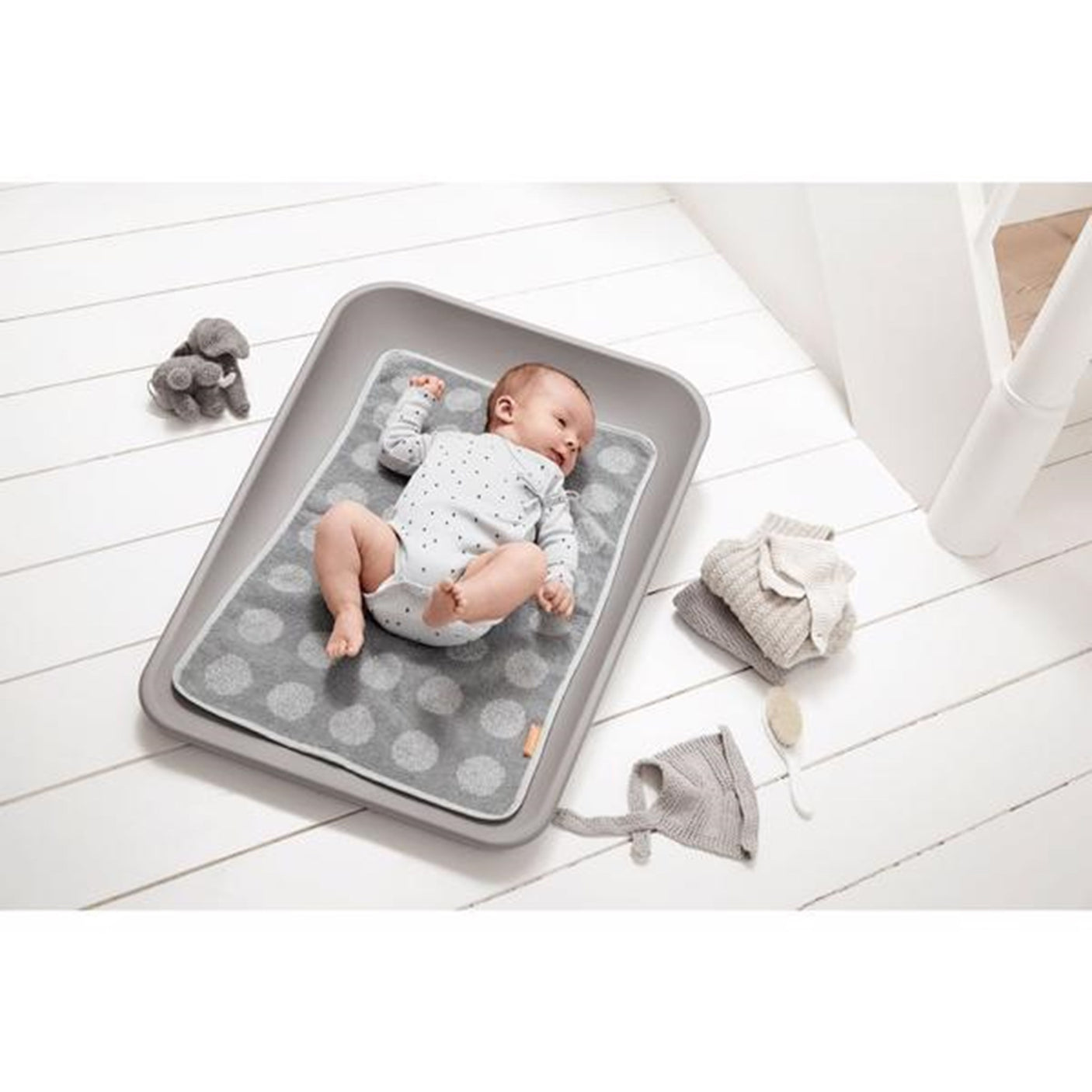 Leander Matty Changing Pad Dusty Grey 7