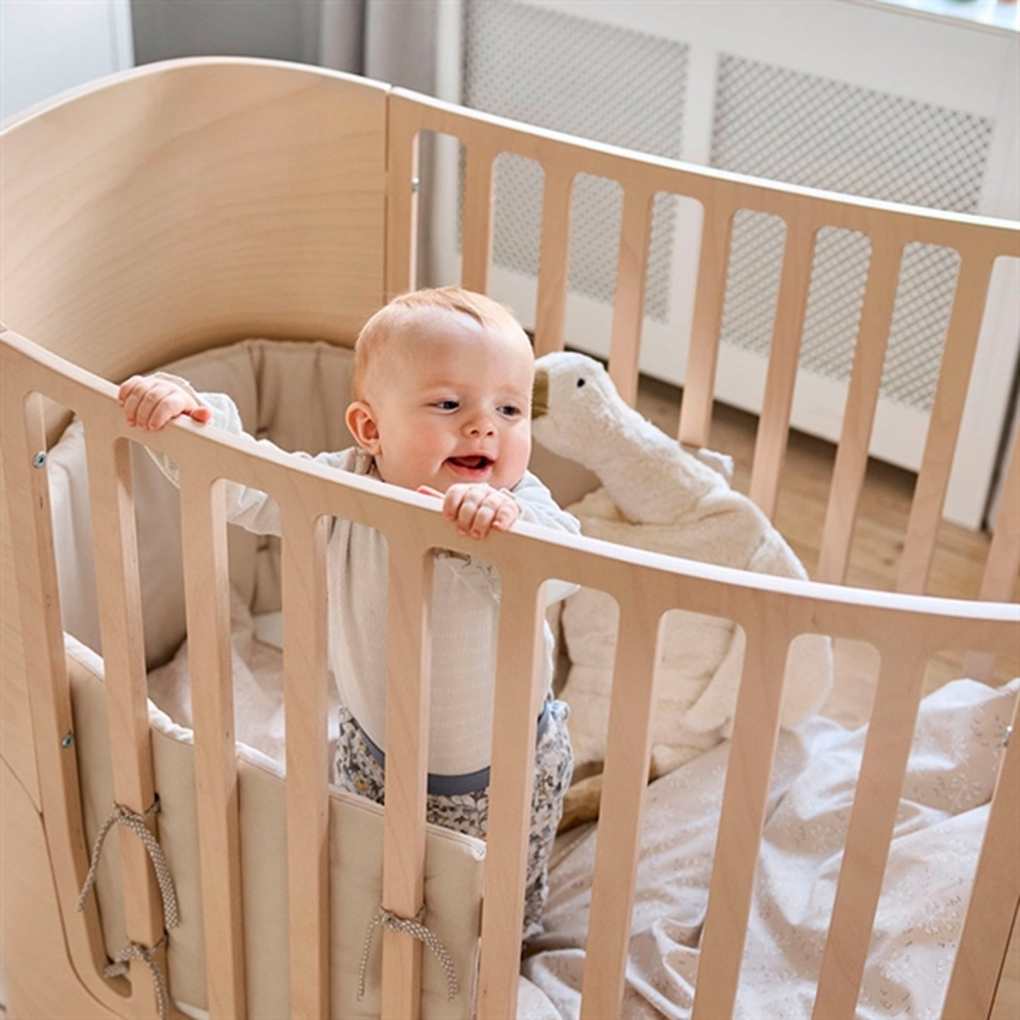 Leander Baby Cot without Matress Whitewash