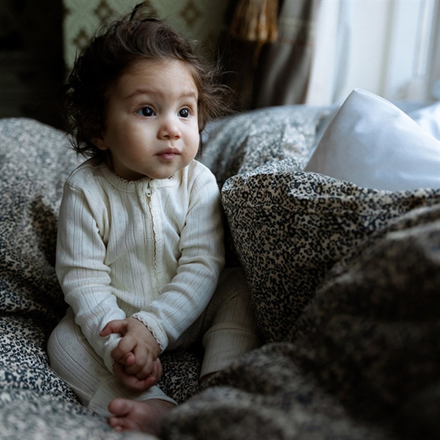 That's Mine Bedding Levi Flores Sandshell/Blue