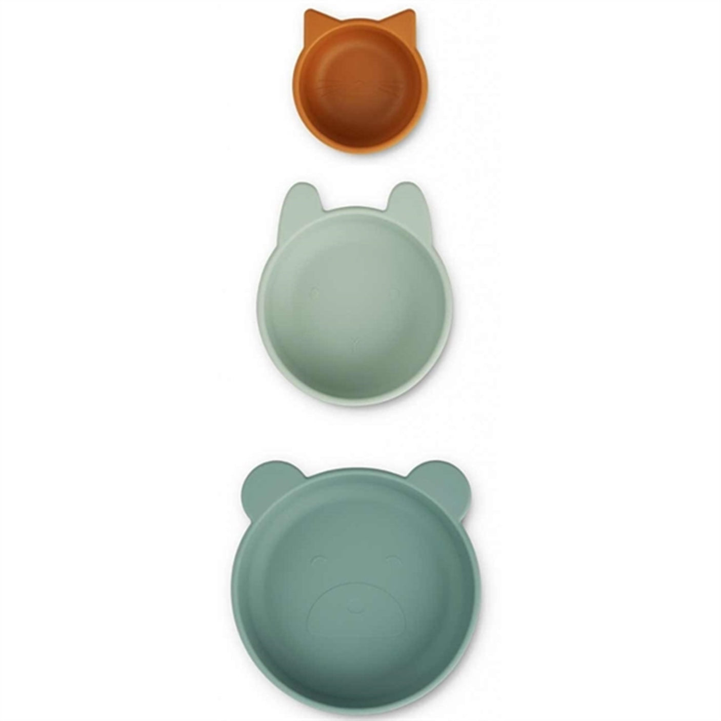 Liewood Eddie Silicone Bowls 3-Pak Peppermint Multi Mix