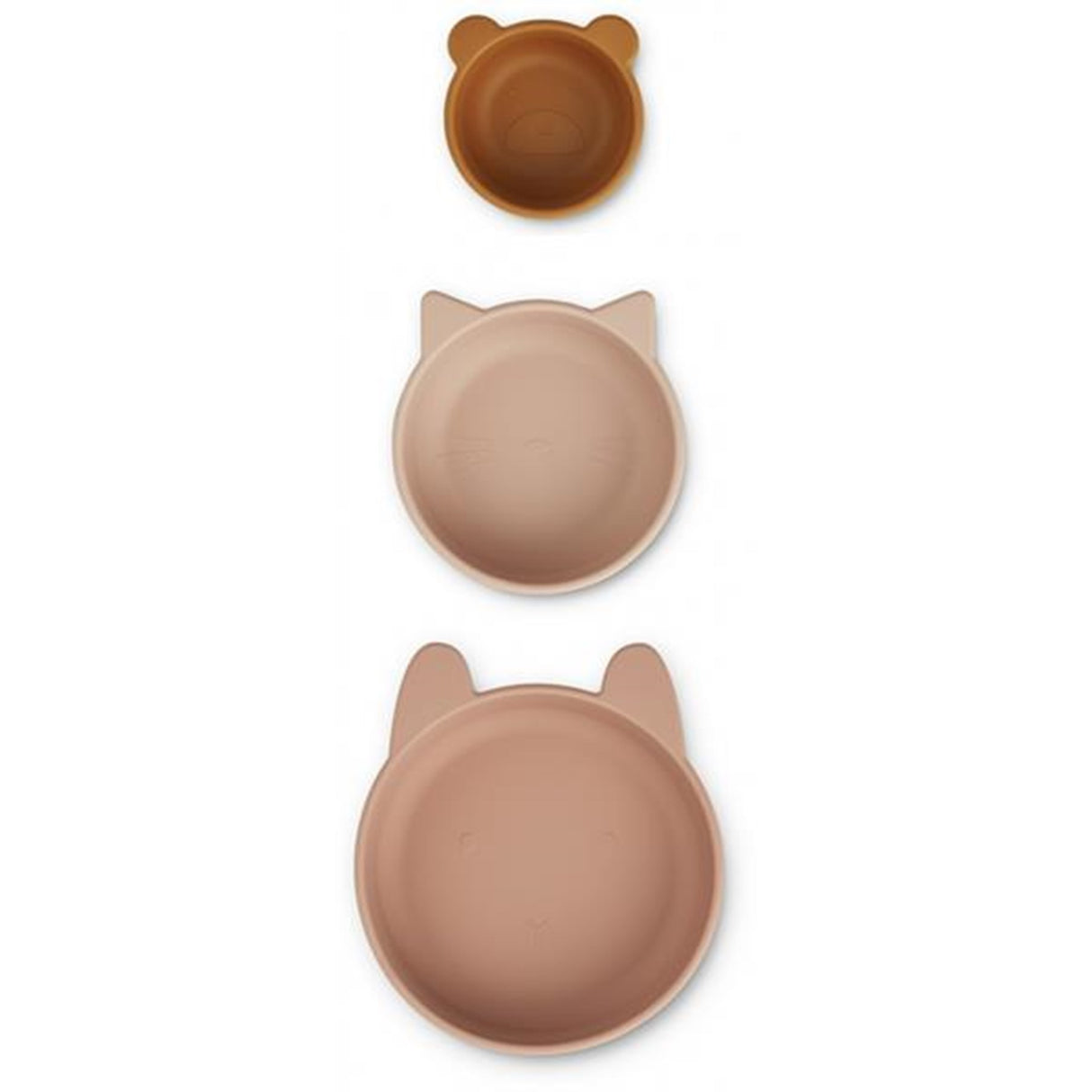 Liewood Eddie Silicone Bowls 3-Pak Rose Multi Mix