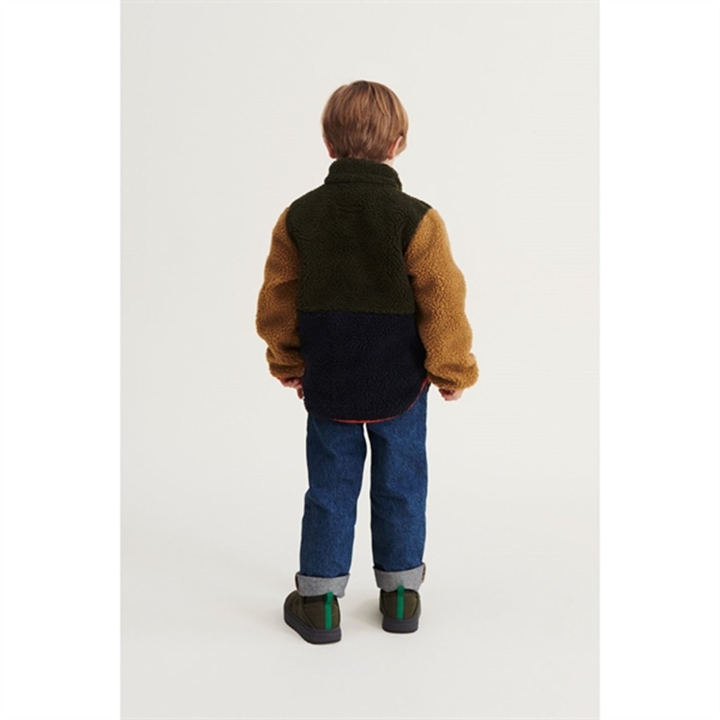 Liewood Nolan Pile Jacket Army Brown / Multi Mix