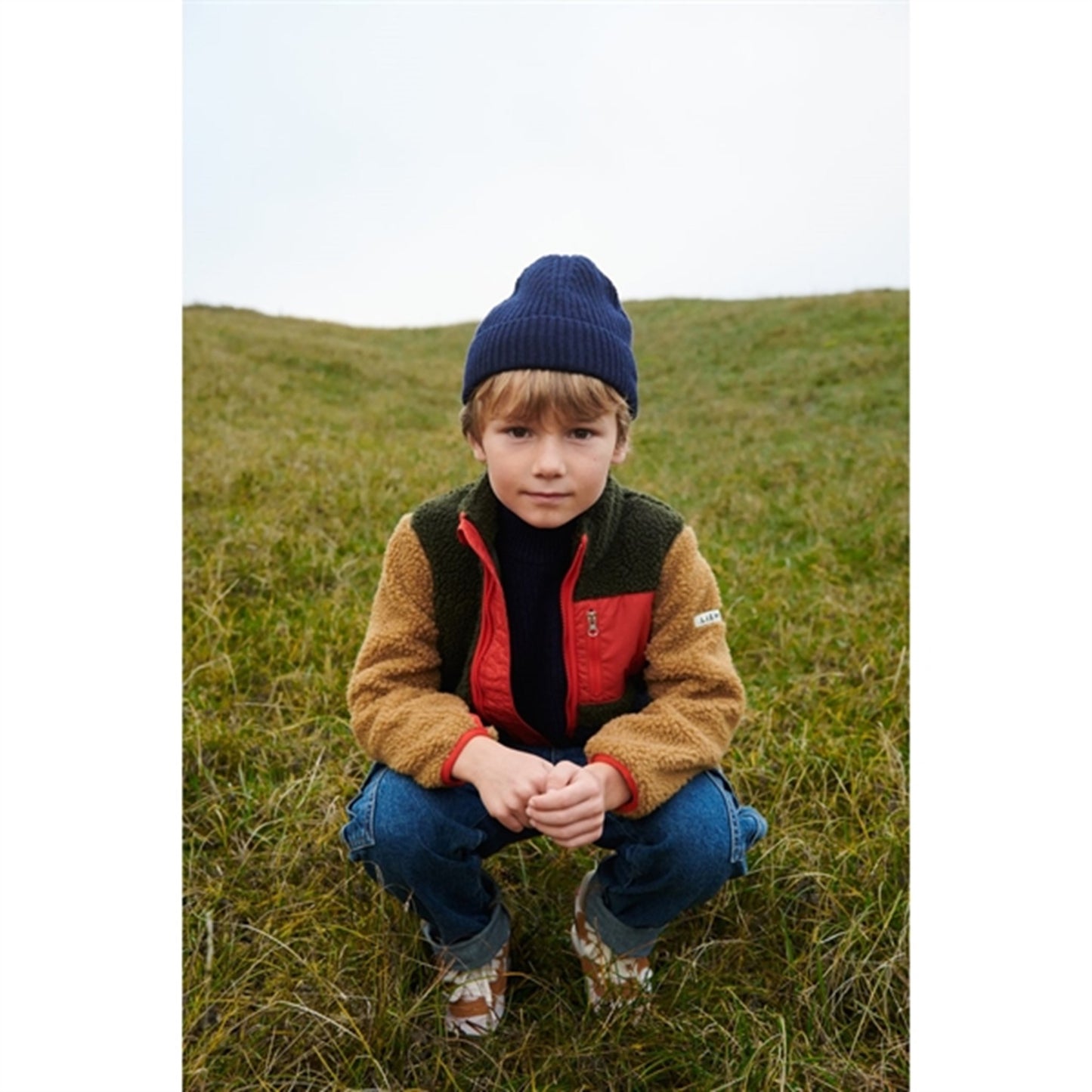 Liewood Nolan Pile Jacket Army Brown / Multi Mix